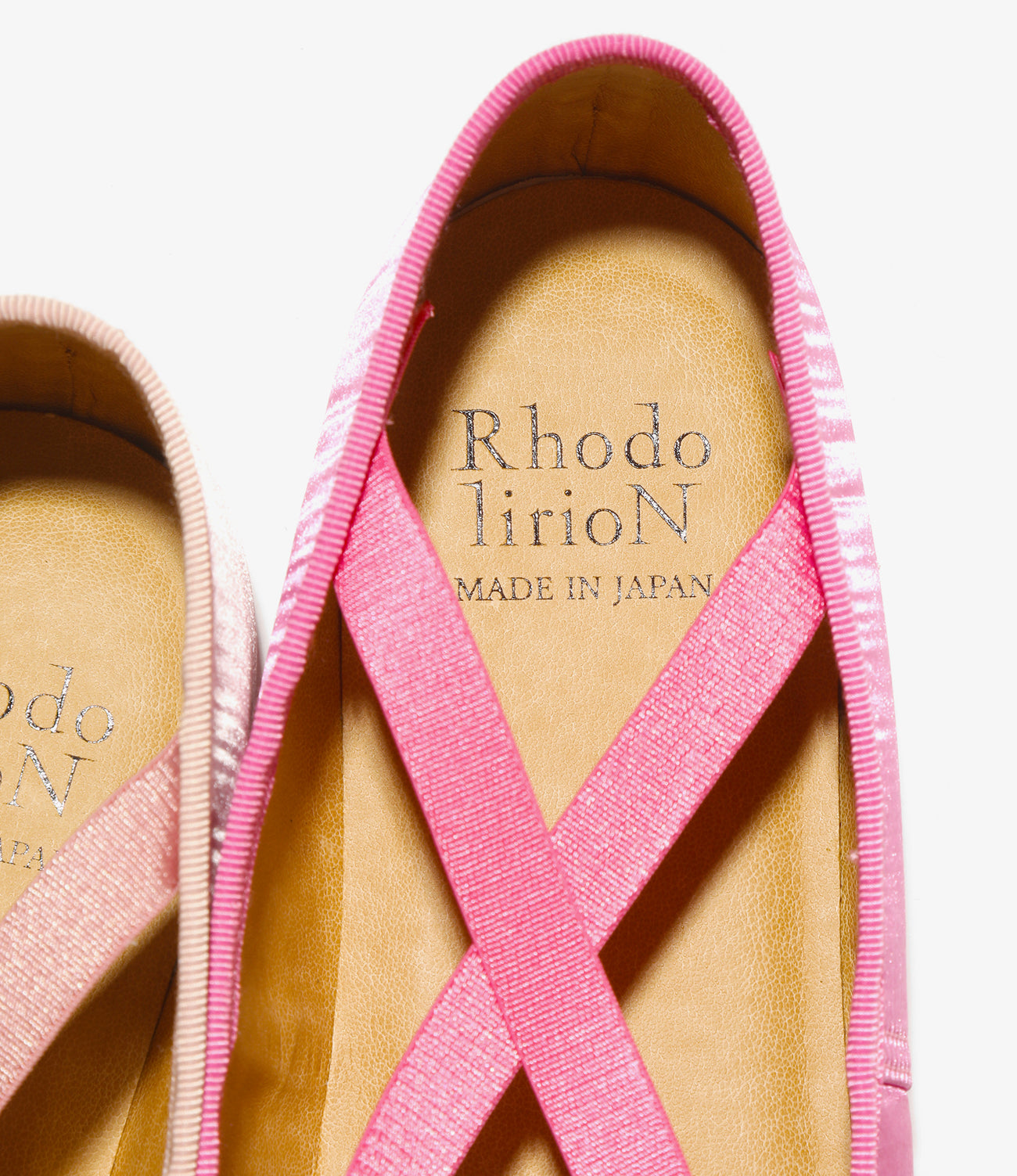 Color Combination Ballet Shoes - Pink - Sateen