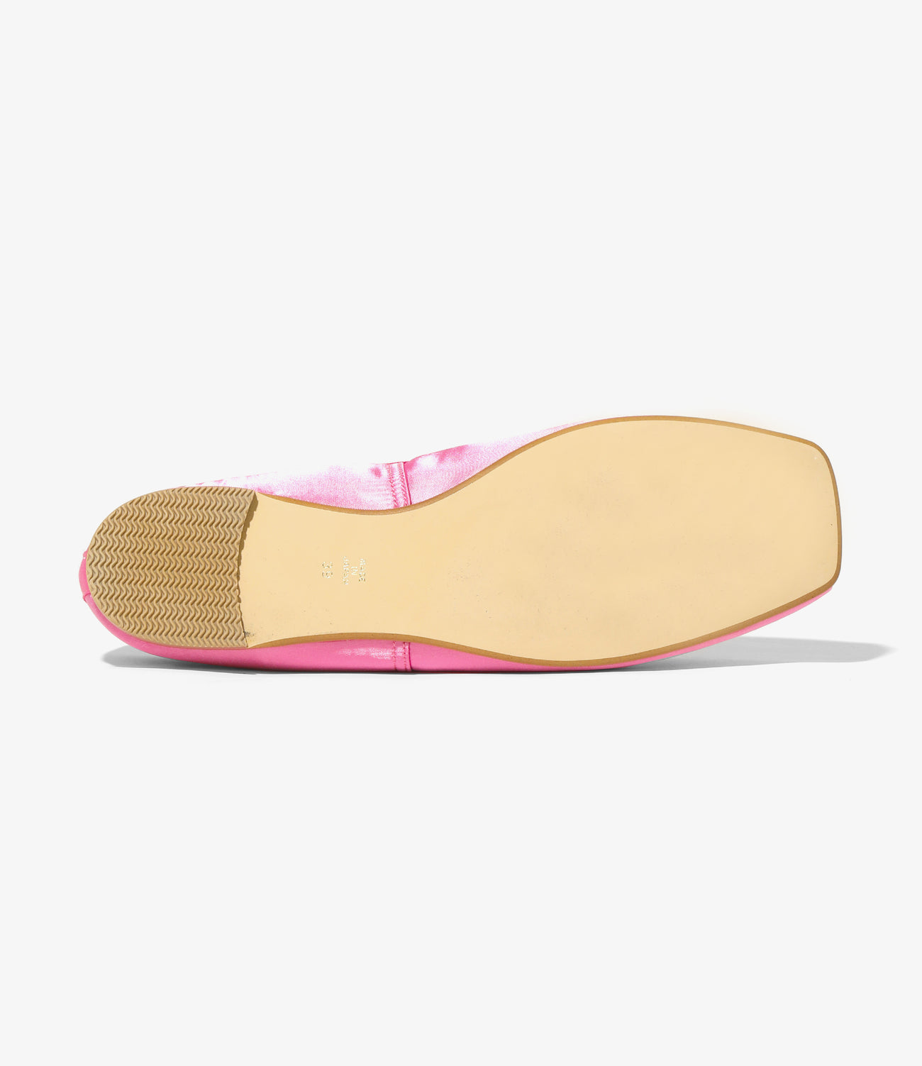 Color Combination Ballet Shoes - Pink - Sateen