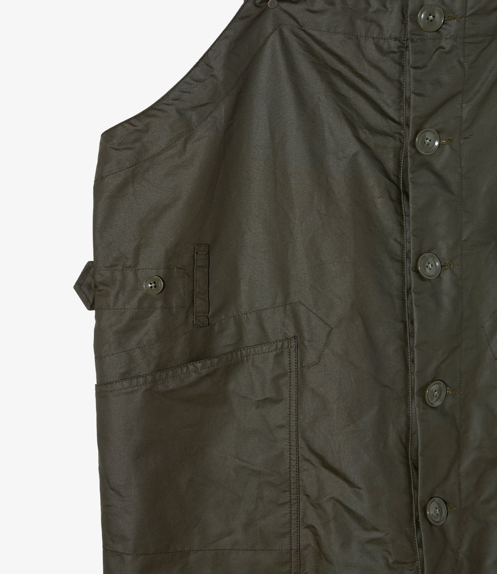 Overalls - Olive Nyco Coated Cloth