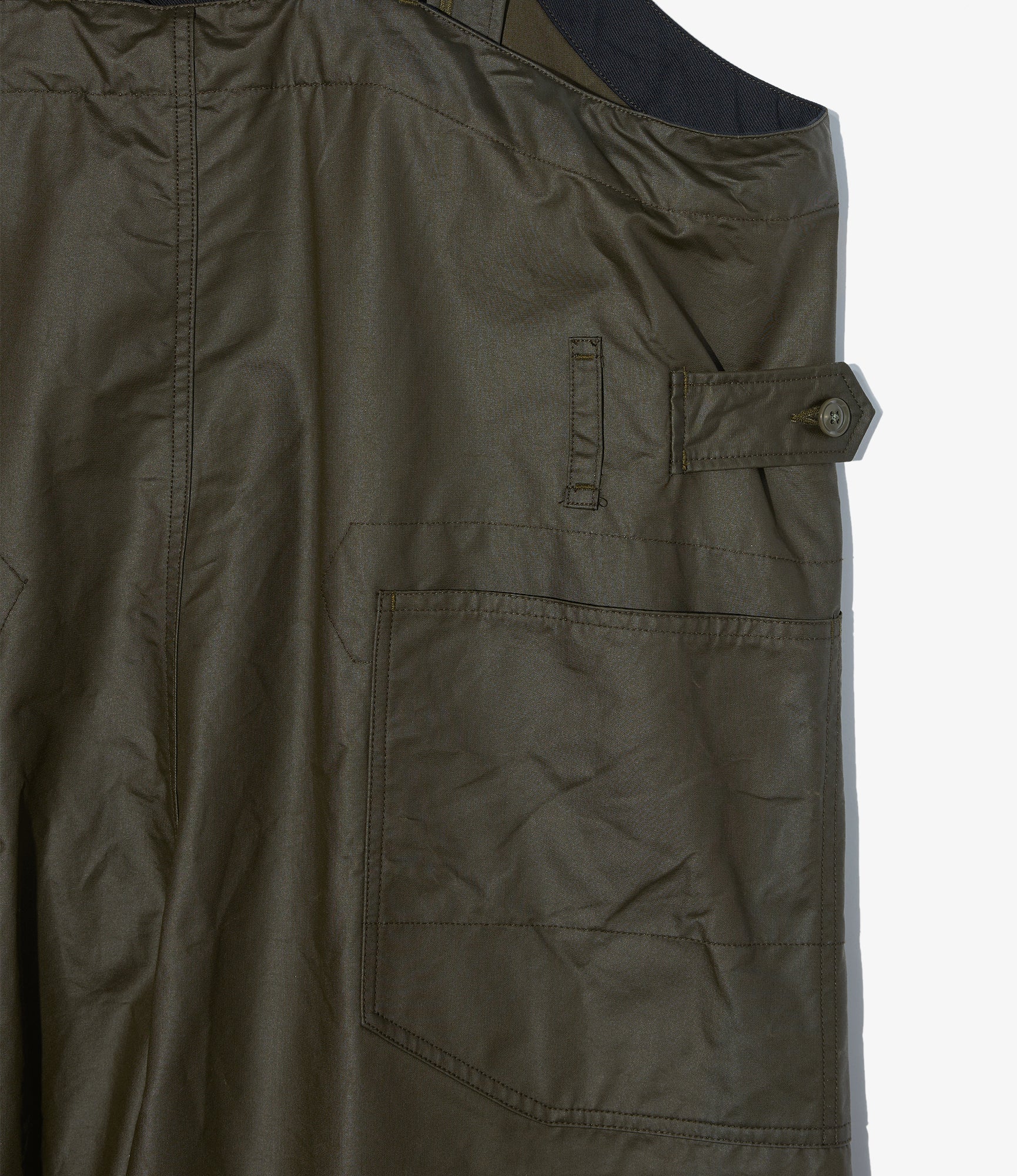 Overalls - Olive Nyco Coated Cloth