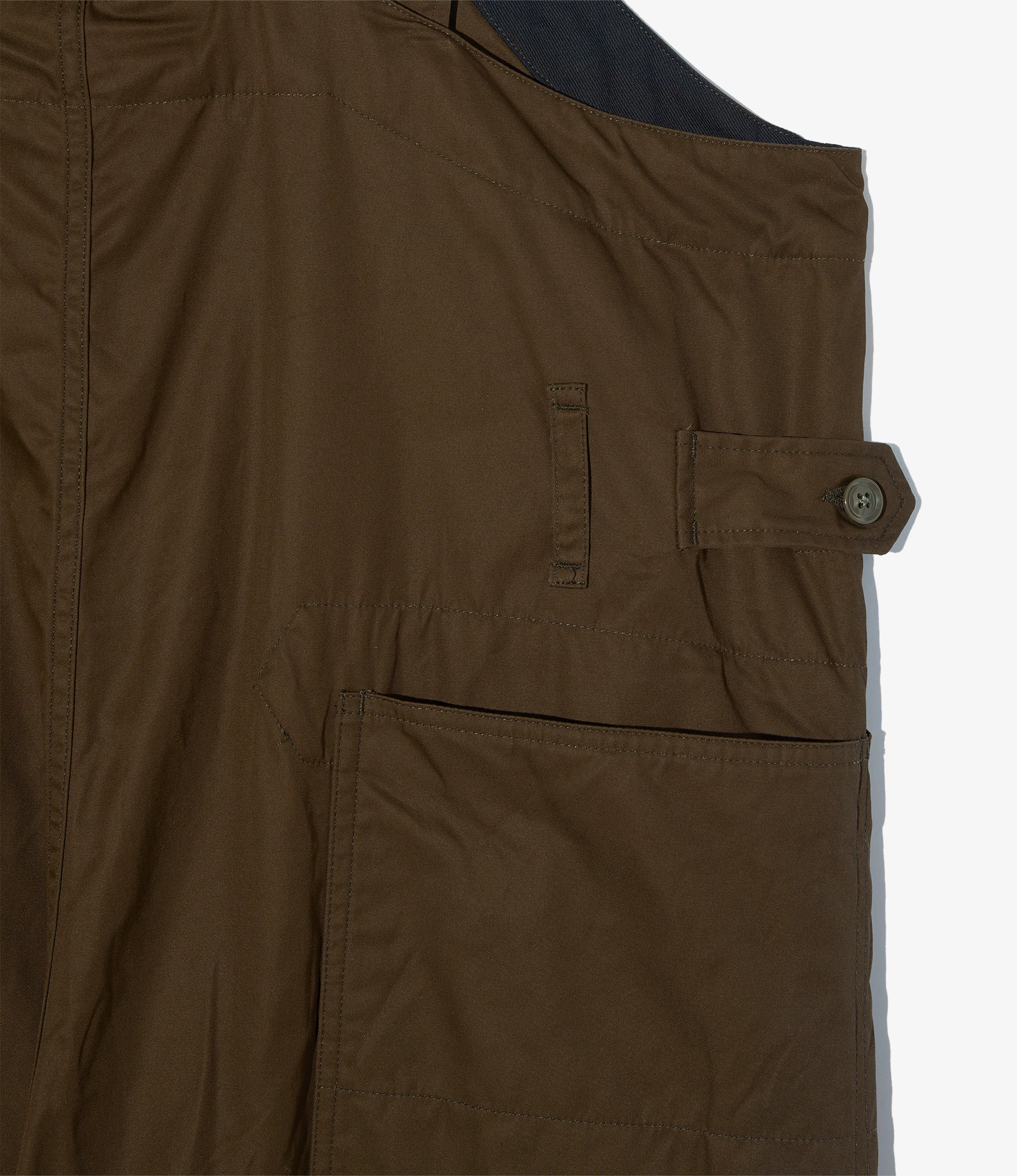 Overalls - Dk. Olive Cotton Ventile Twill