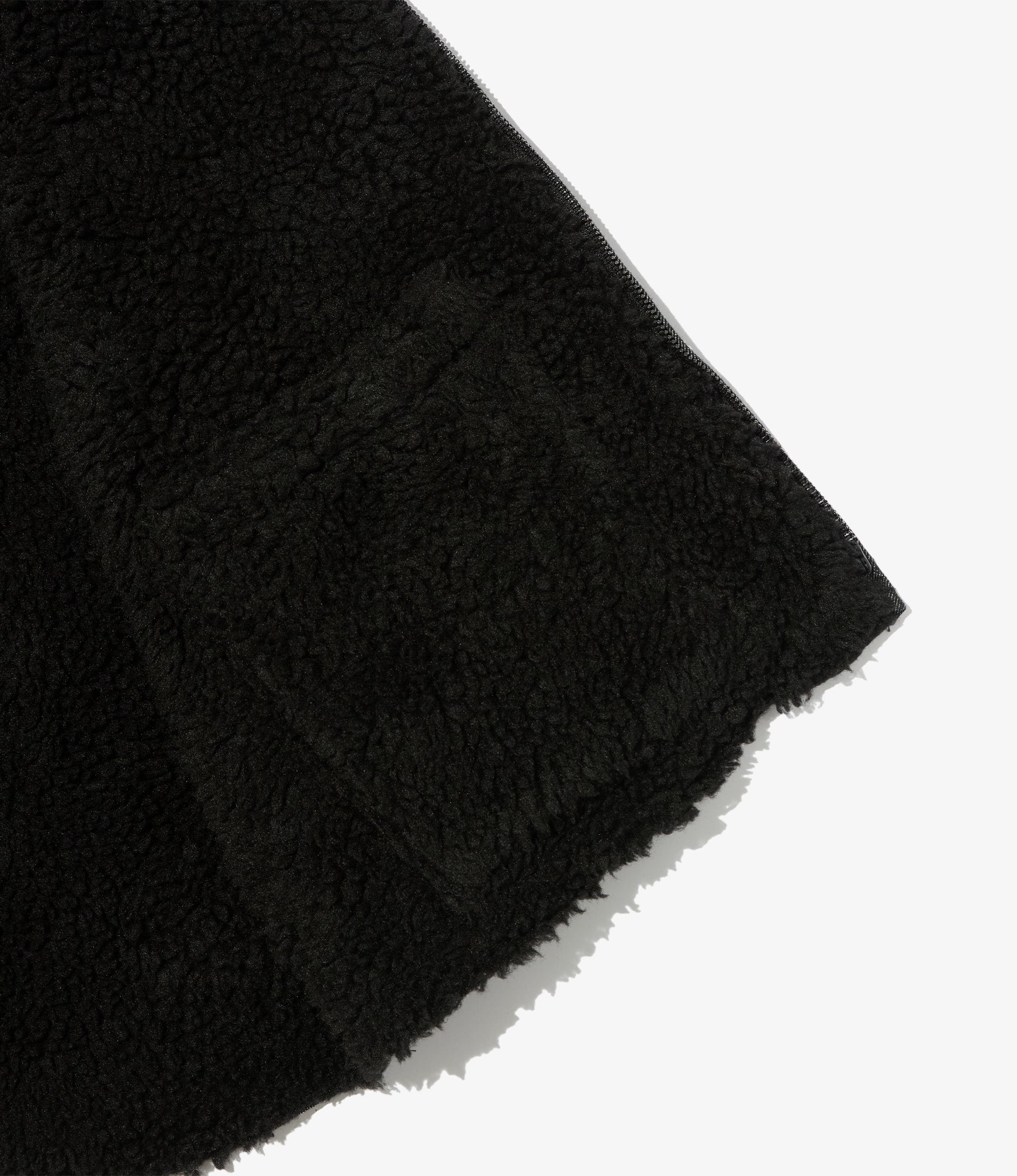 Over Vest - Black Cotton Cone Denim