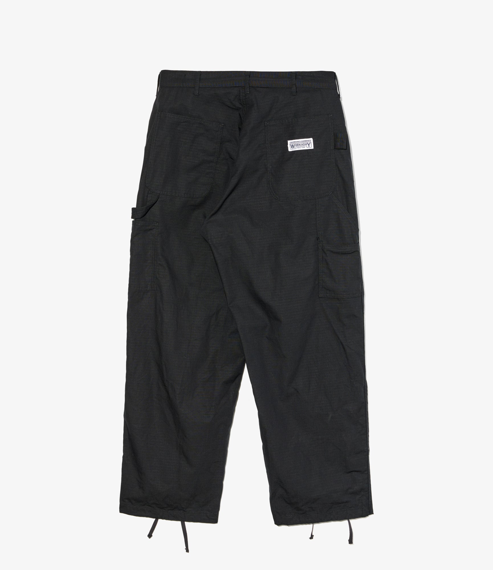 Painter Pant - Black Cotton Ripstop