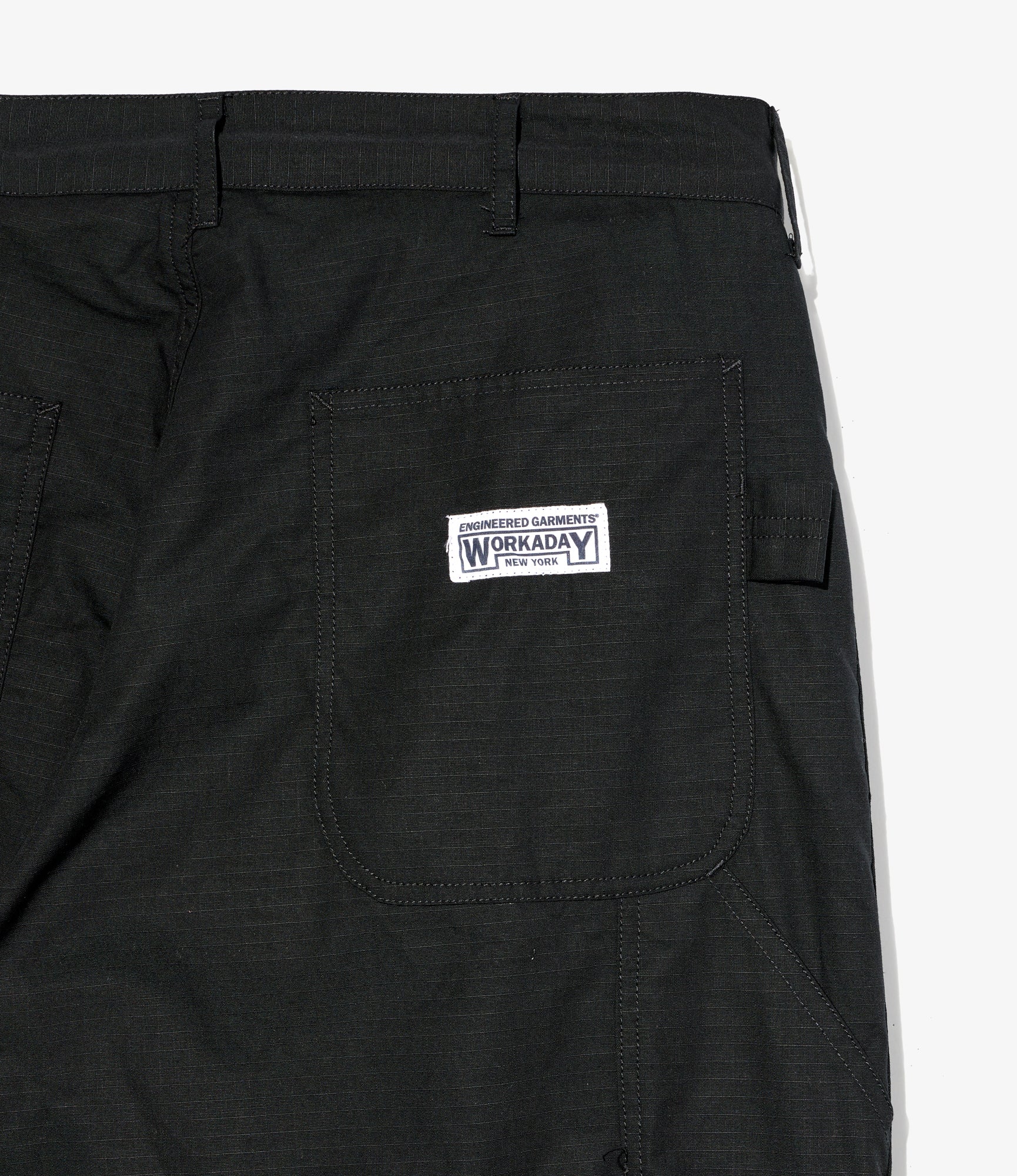 Painter Pant - Black Cotton Ripstop