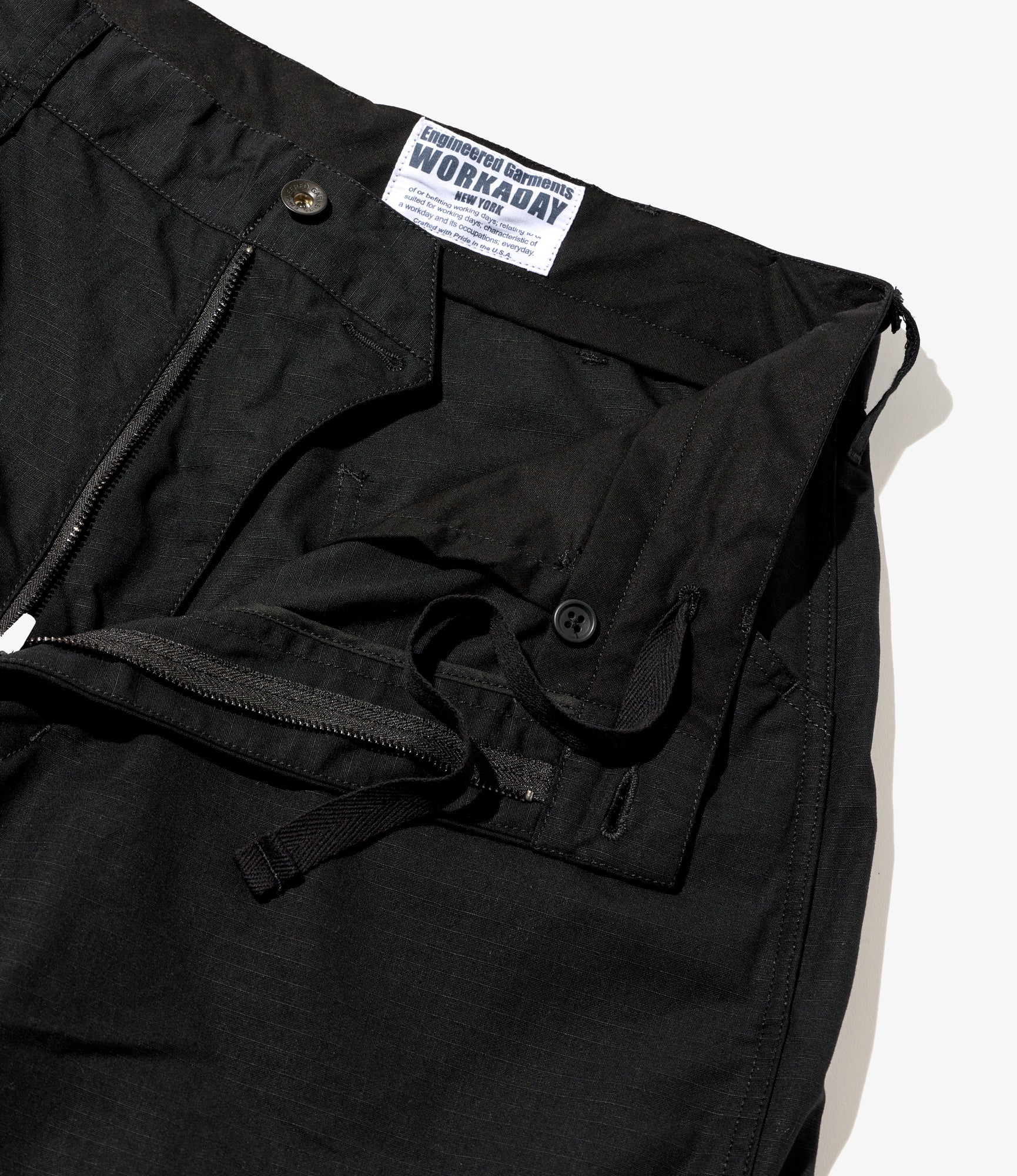 Painter Pant - Black Cotton Ripstop