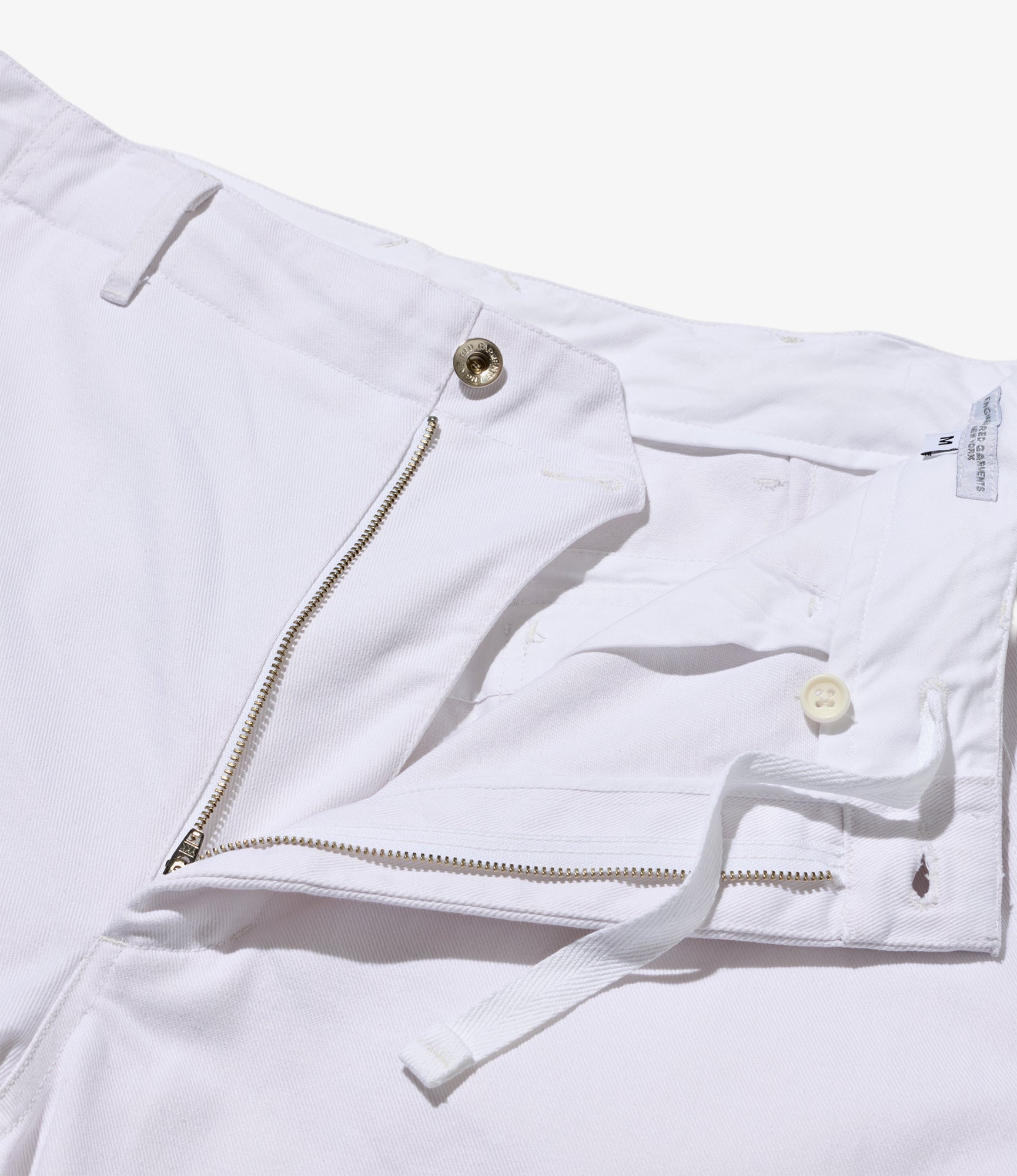 Painter Pant - White Cotton Heavy Twill