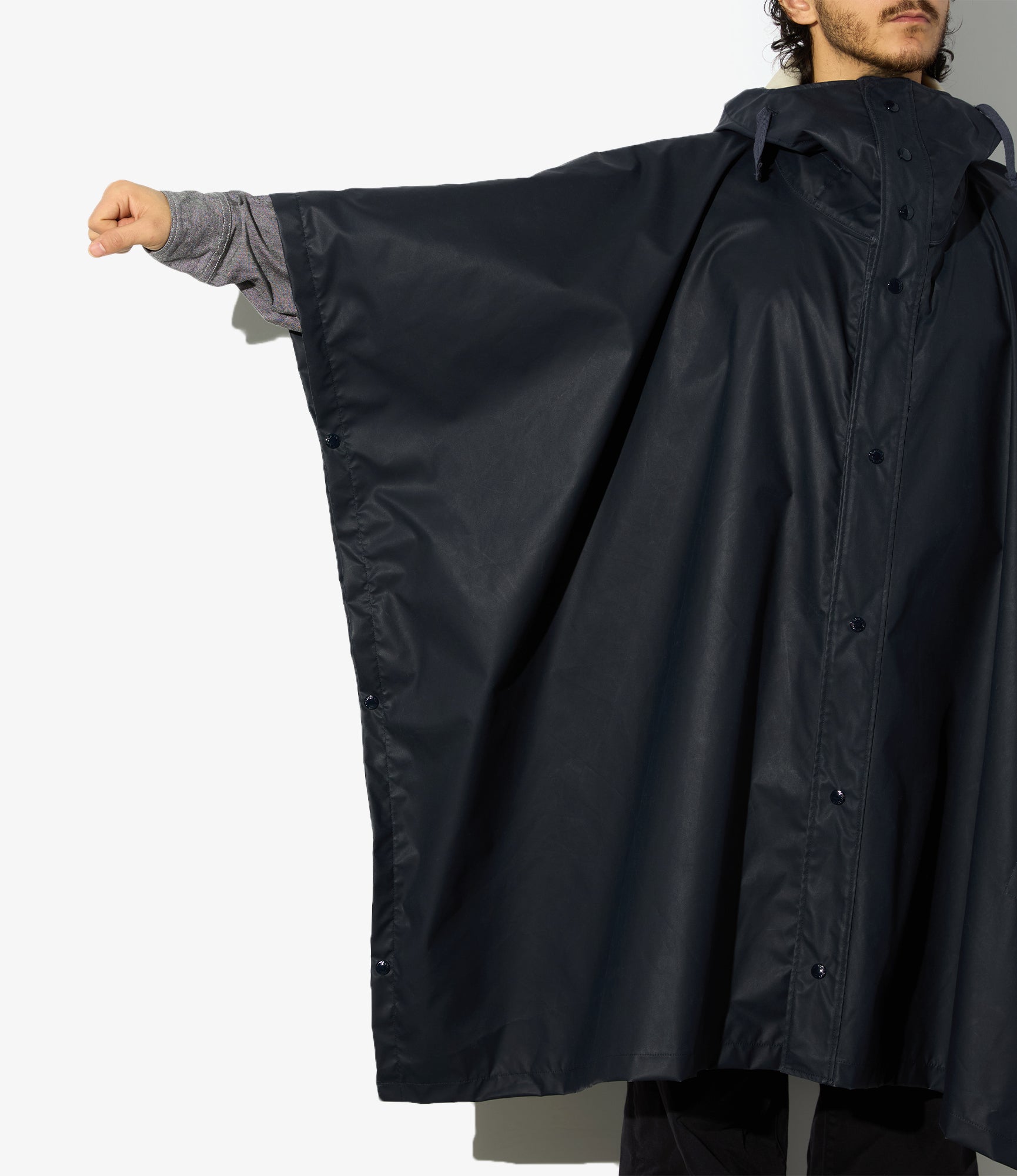 Poncho - Dk. Navy Polyester Coated Cloth