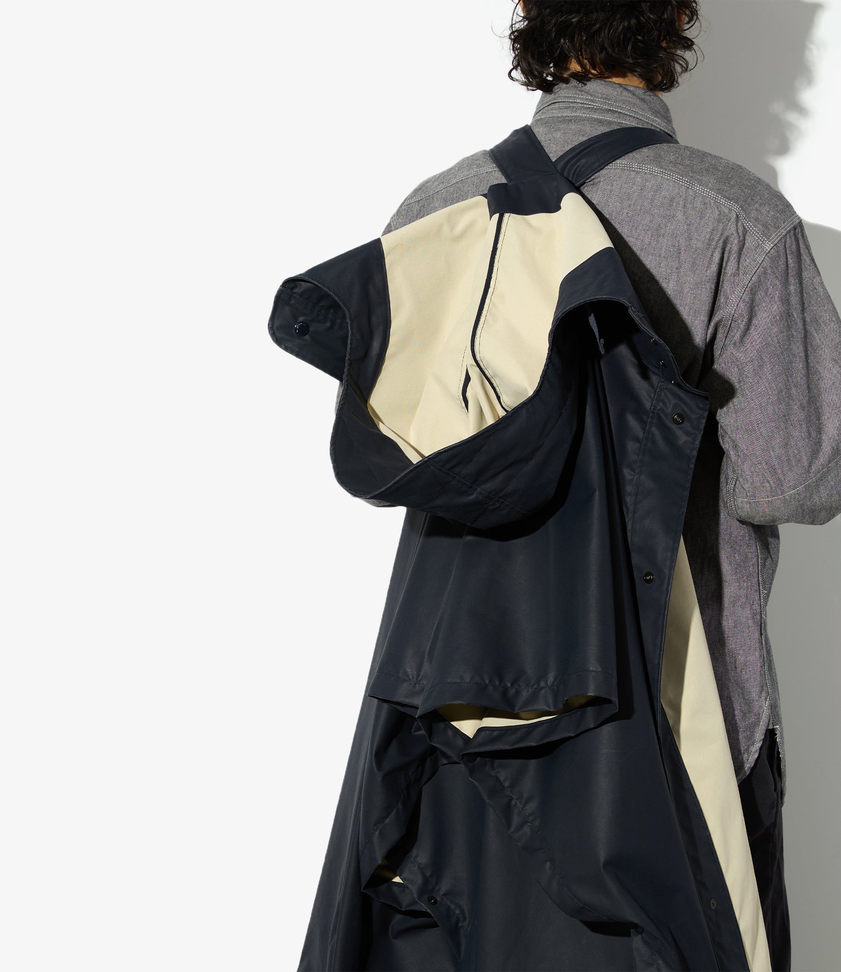 Poncho - Dk. Navy Polyester Coated Cloth