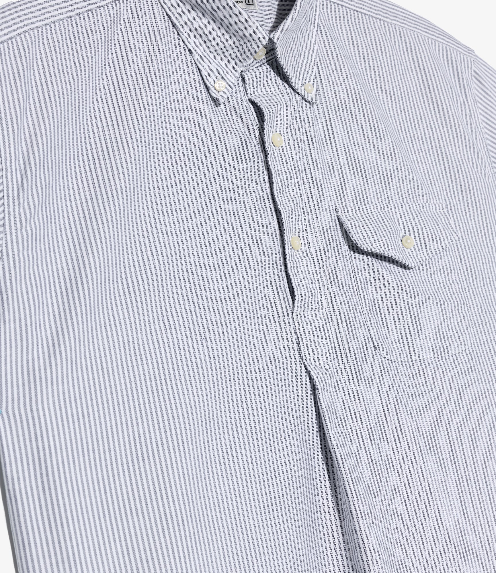 Popover Shirt - Blue Cotton Candy Stripe Oxford