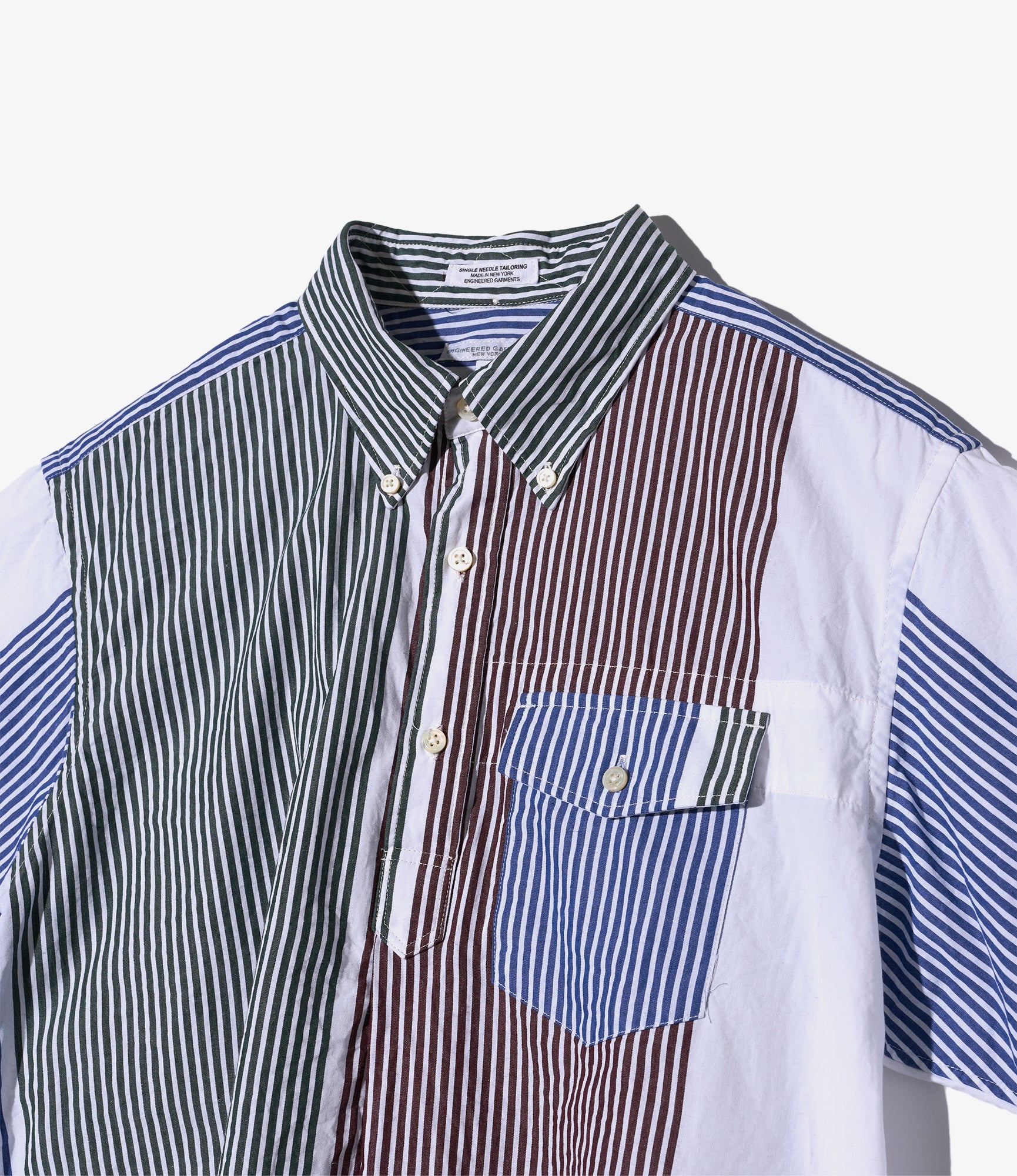 Popover BD Shirt - Multi Block Stripe