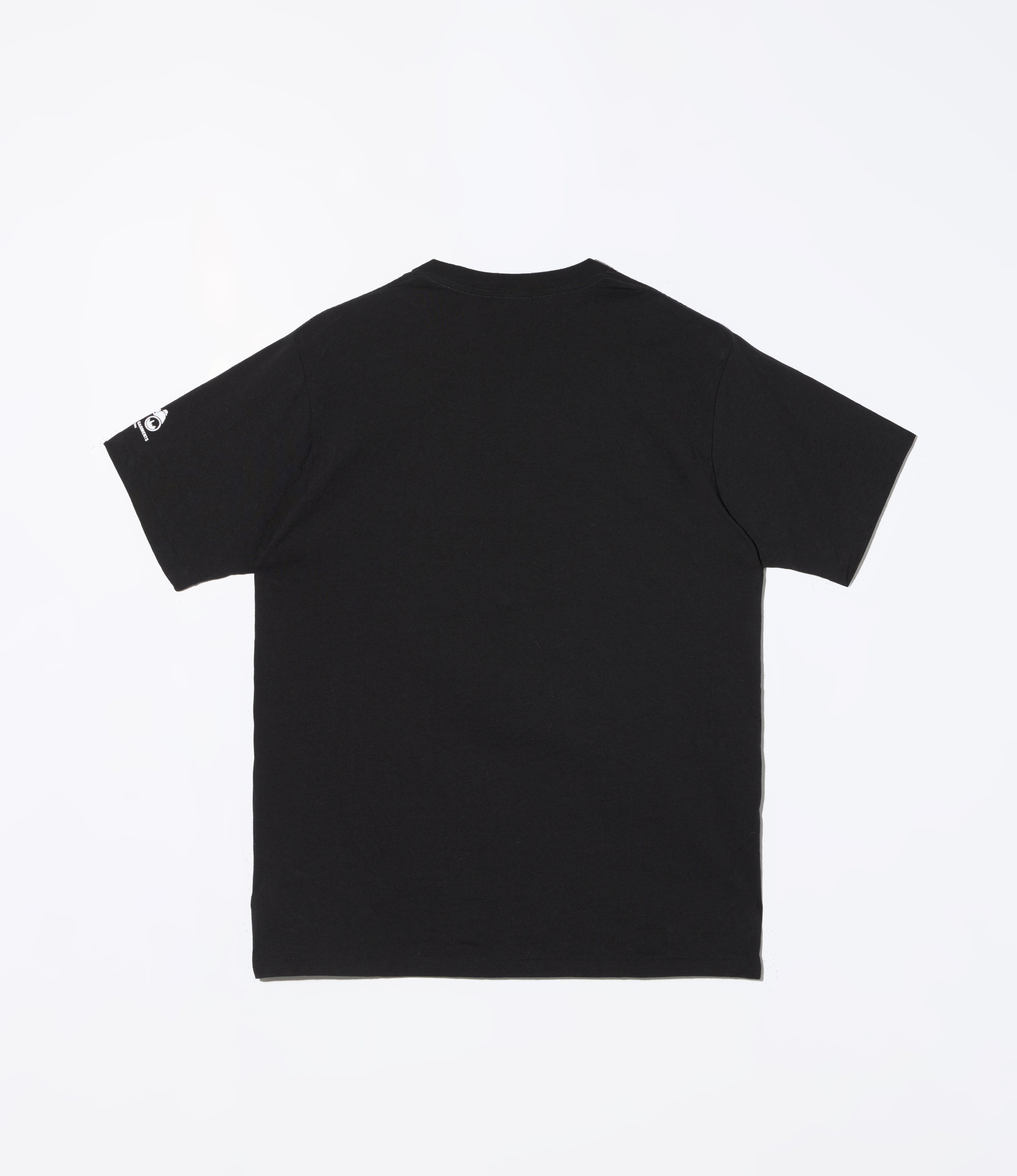 Printed Cross Crew Neck T-Shirt - Black - Outdoor