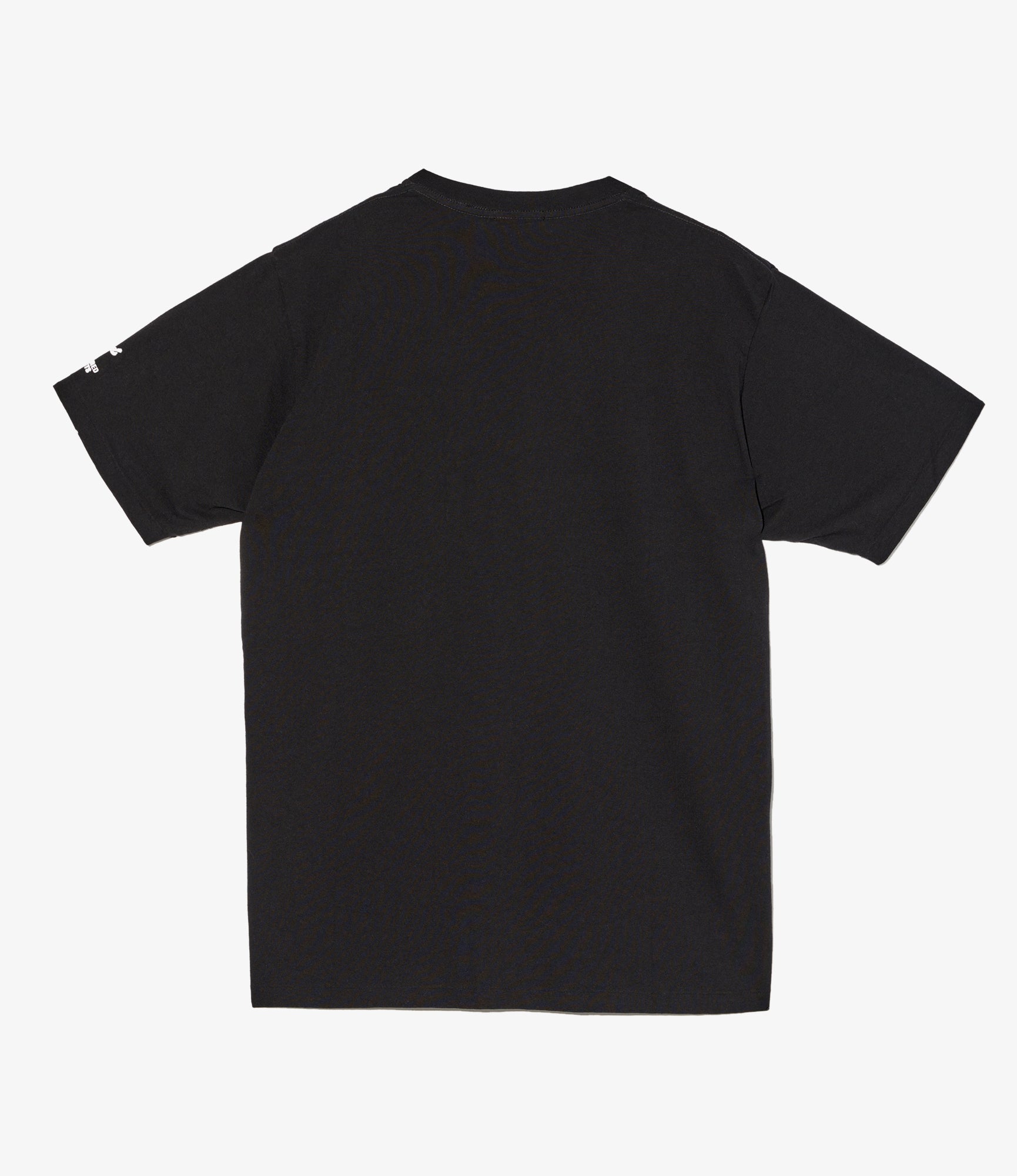 Printed Cross Crew Neck T-Shirt - Black - Suit