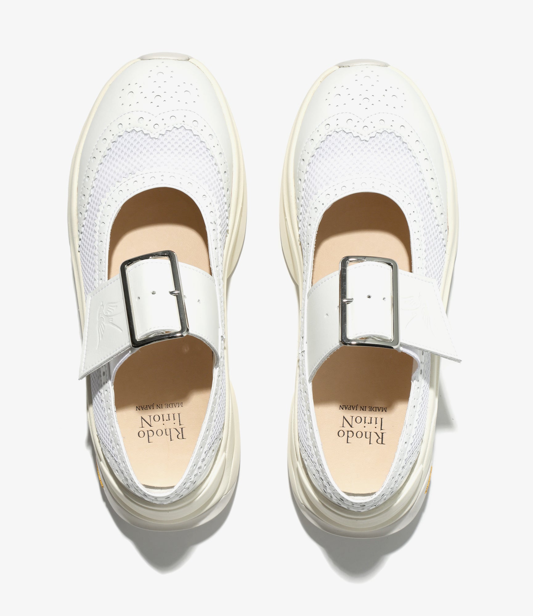 Wing Tip Sneakers - Off White