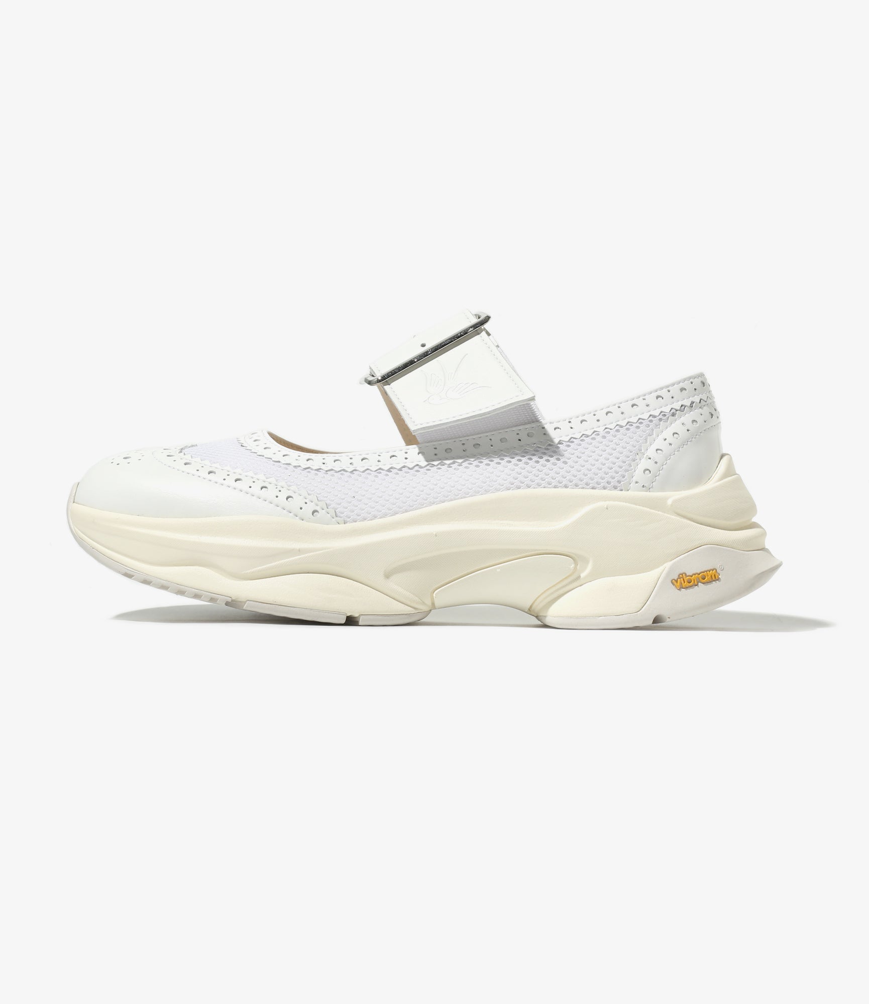 Wing Tip Sneakers - Off White
