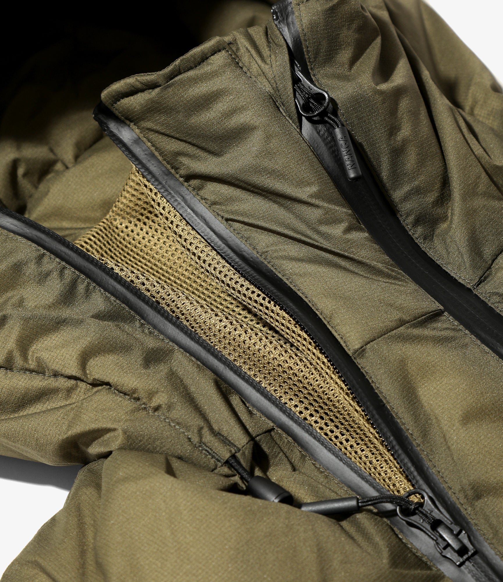 Engineered Garments x Nanga - Zip Vest - Olive
