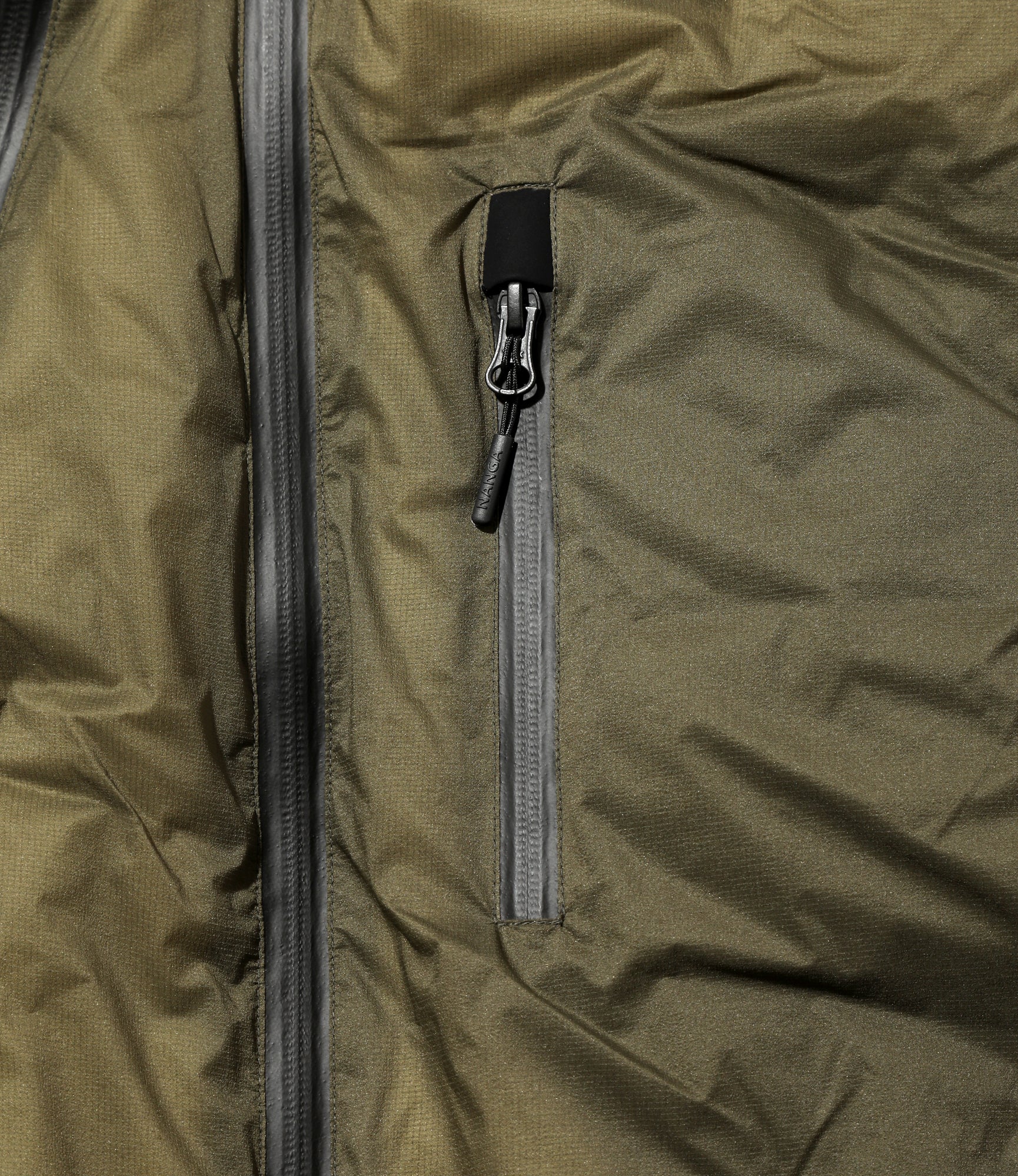 Engineered Garments x Nanga - Zip Vest - Olive