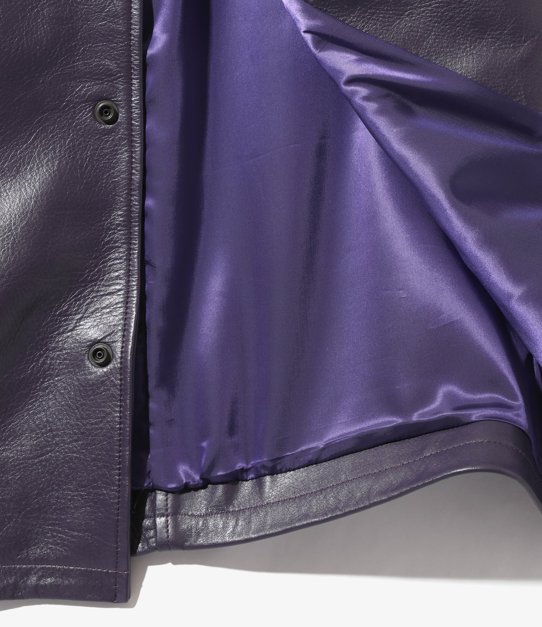 Sur Coat - Purple - Cowhide Lthr.
