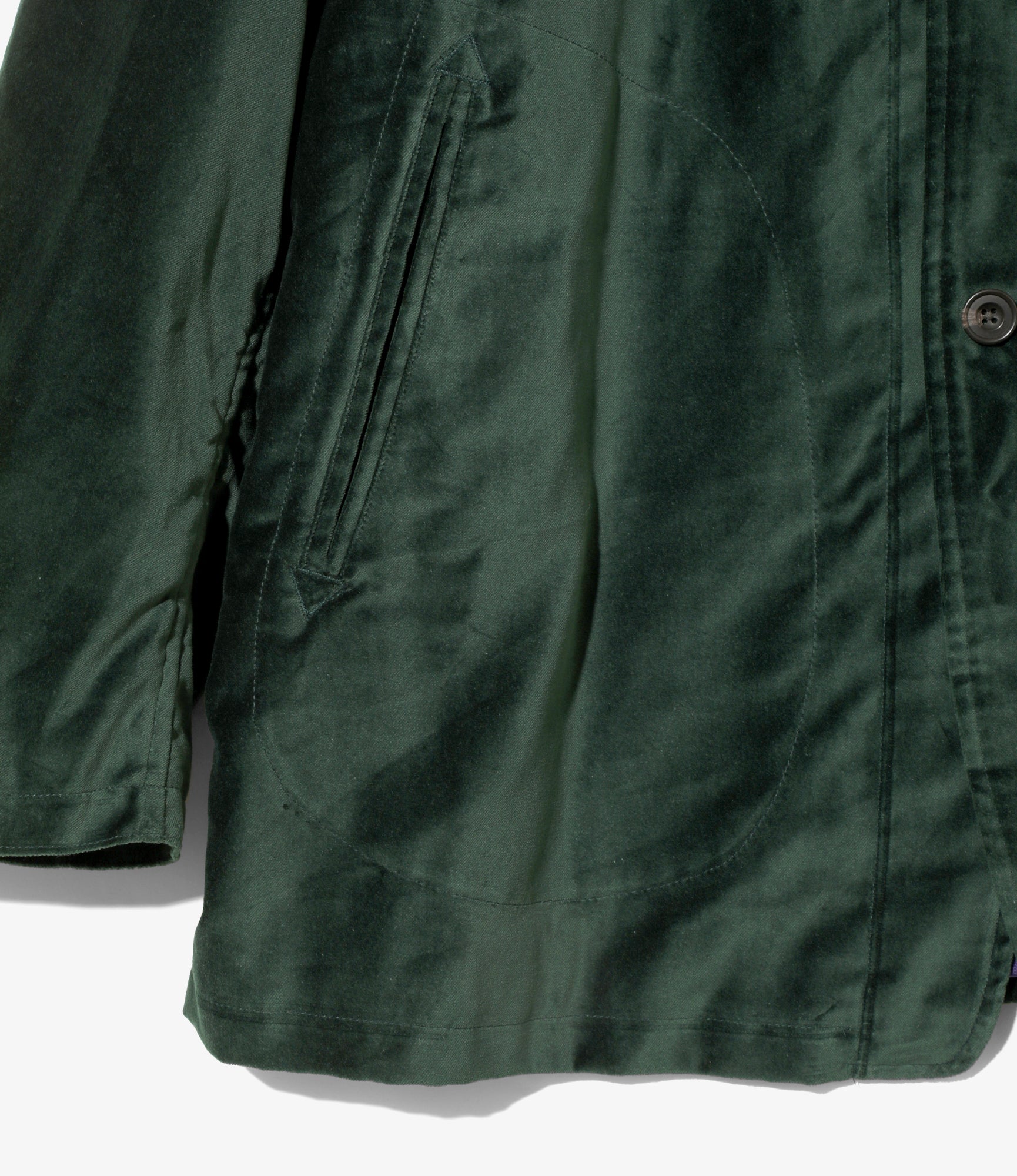 Arrow Jacket - Dk. Green - Velveteen