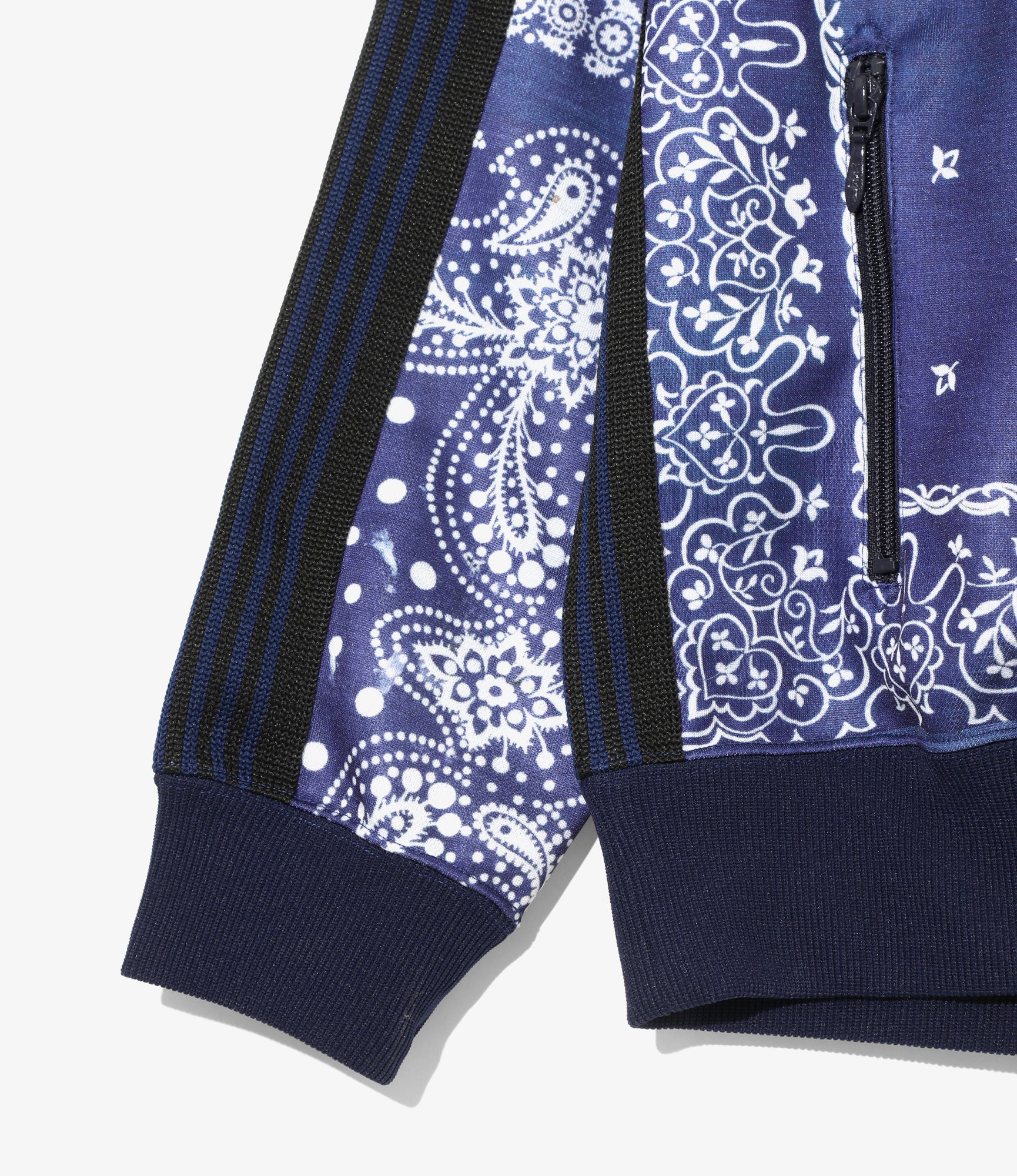 Needles x MIYAGIHEDTAKA - Track Jacket - Navy - Bandana Print