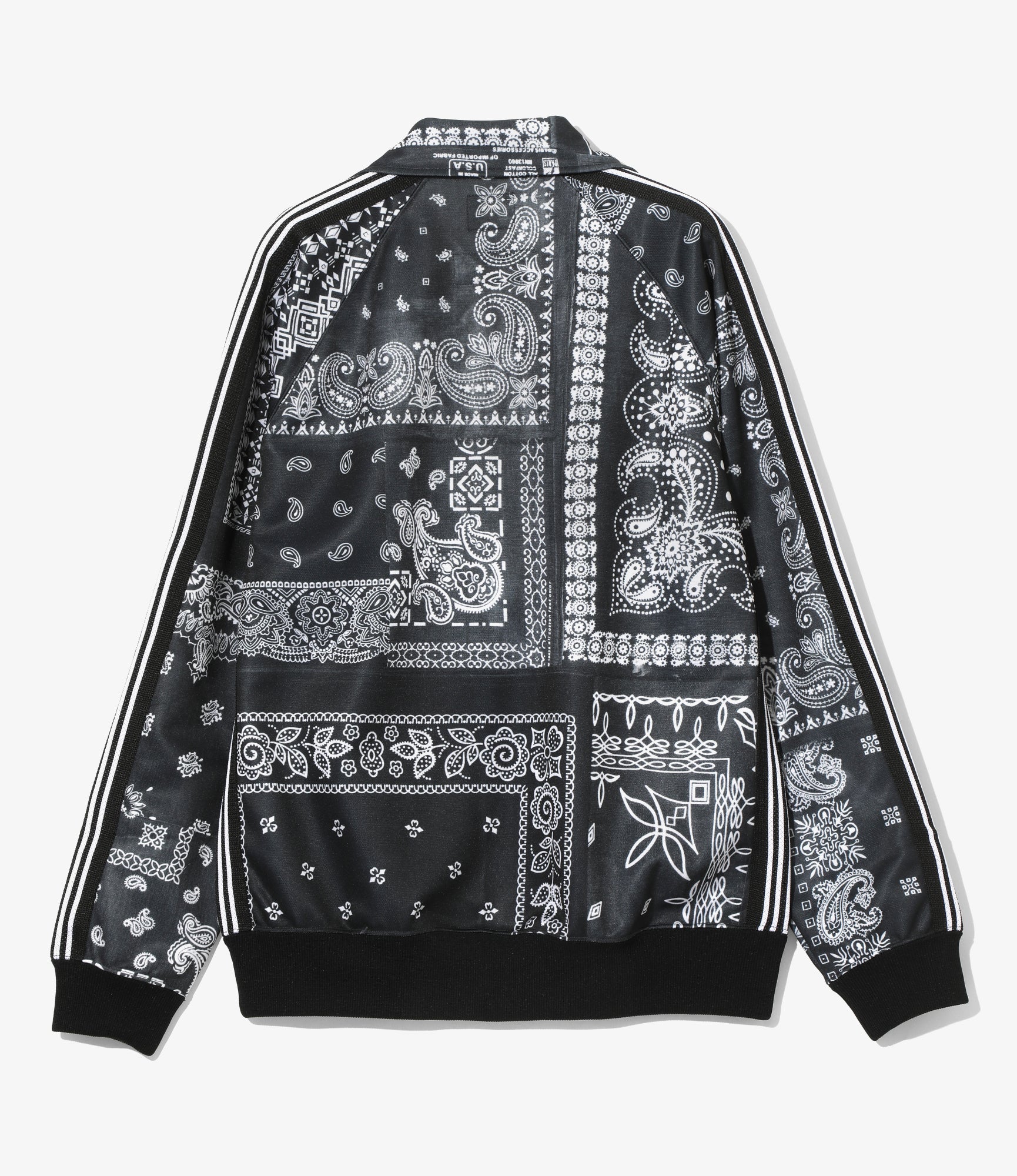 Needles x MIYAGIHEDTAKA - Track Jacket - Black - Bandana Print