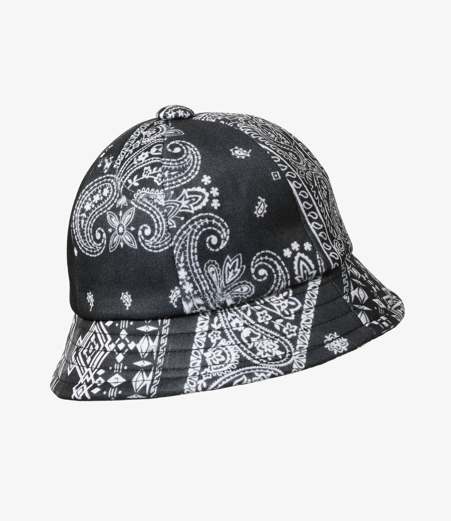 Needles x MIYAGIHIDETAKA - Bermuda Hat - Black - Bandana Print