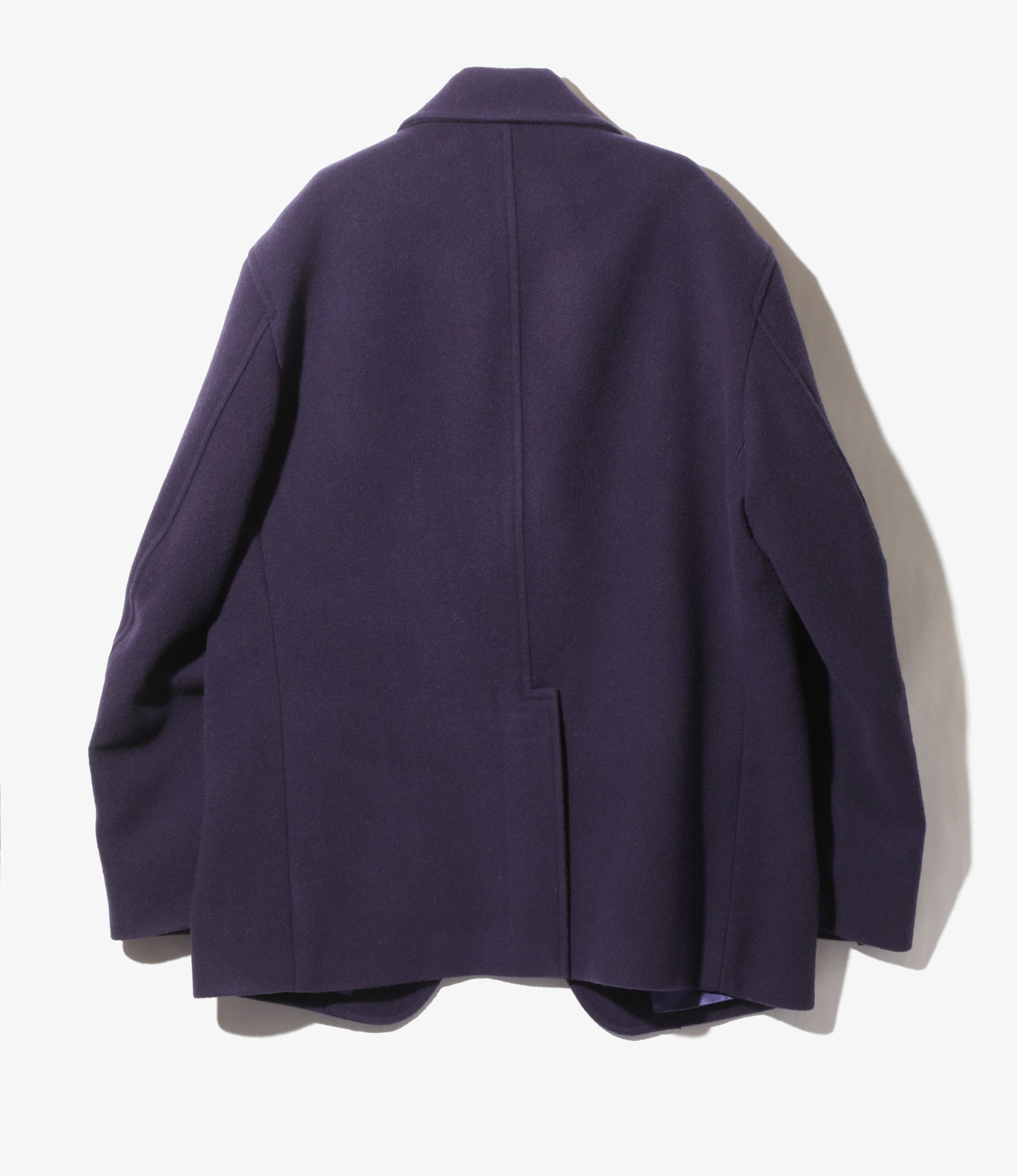 MB Single Blazer - Eggplant - Wool Moleskin