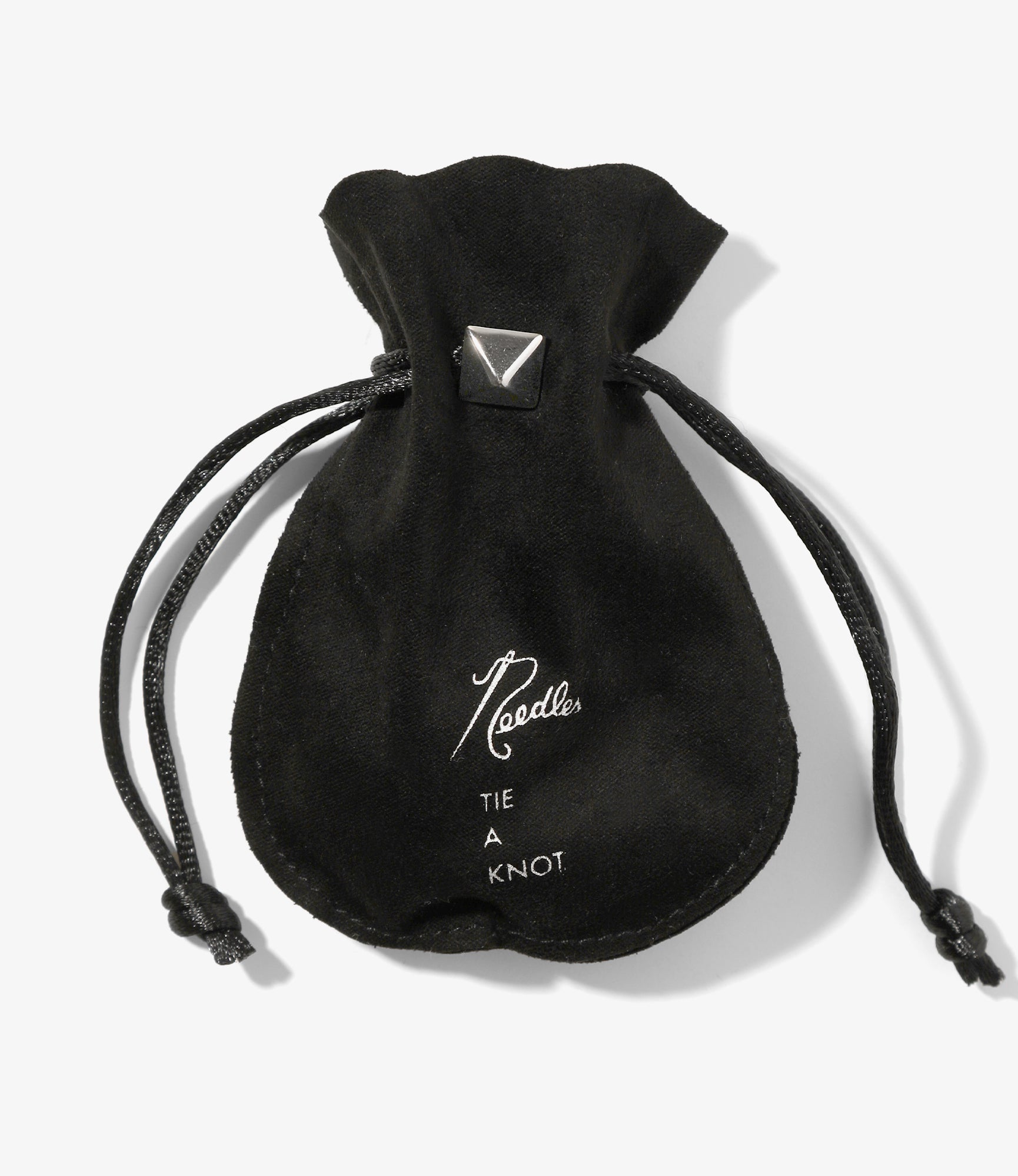 Needles x Tie A Knot - Square Crystal Beads Ring - Yellow x Purple