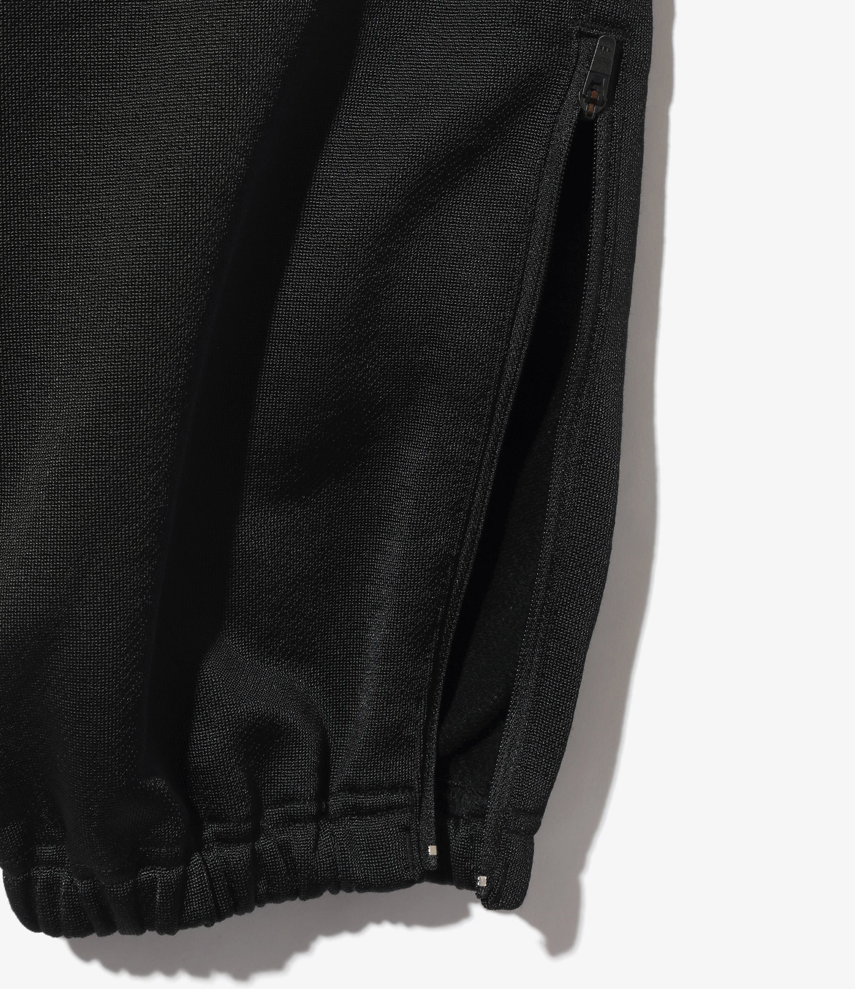 Zipped Sweat Pant - Black - Bright Jersey