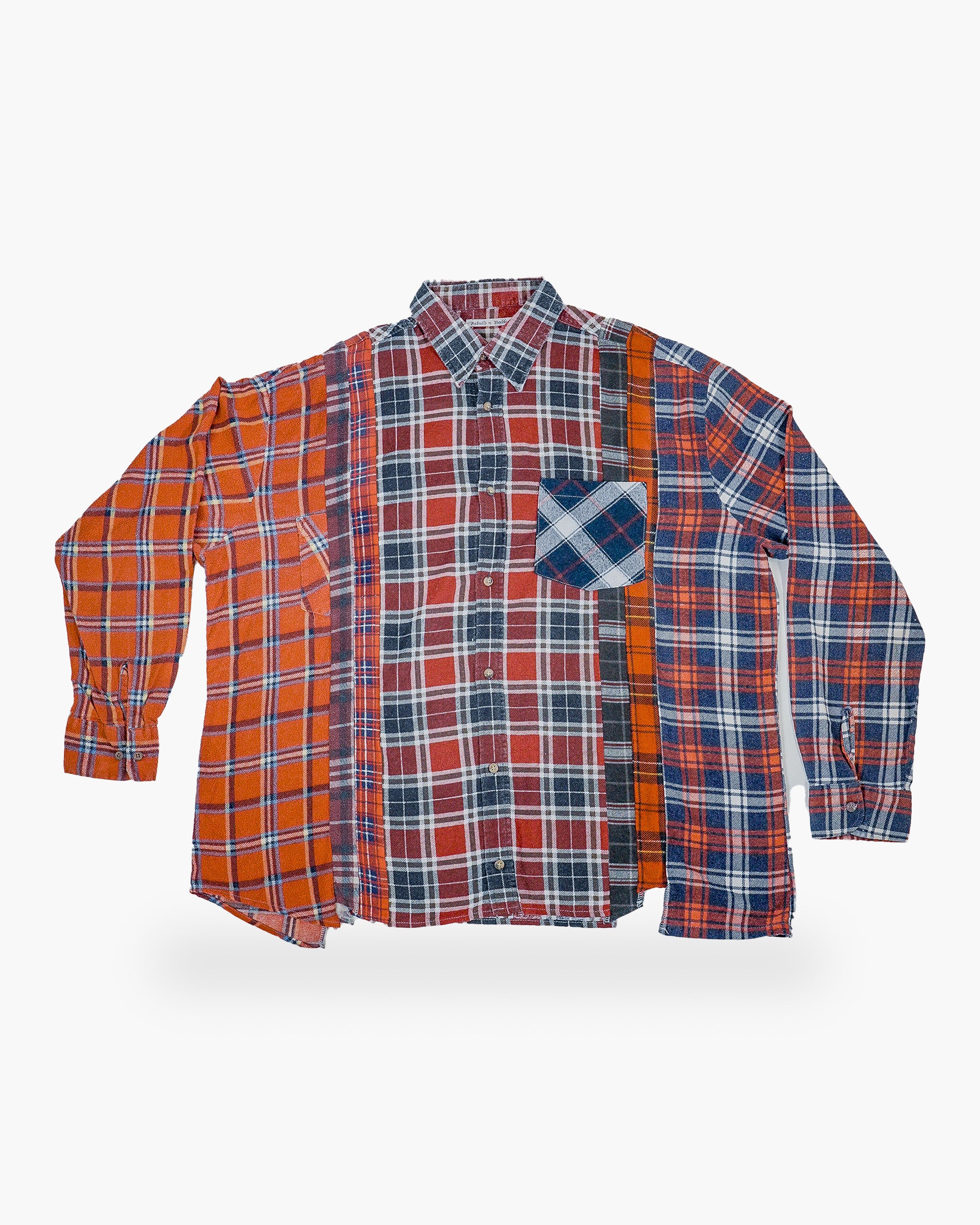 Rebuild by Needles 7 Cuts Wide Shirt - Orange / Red