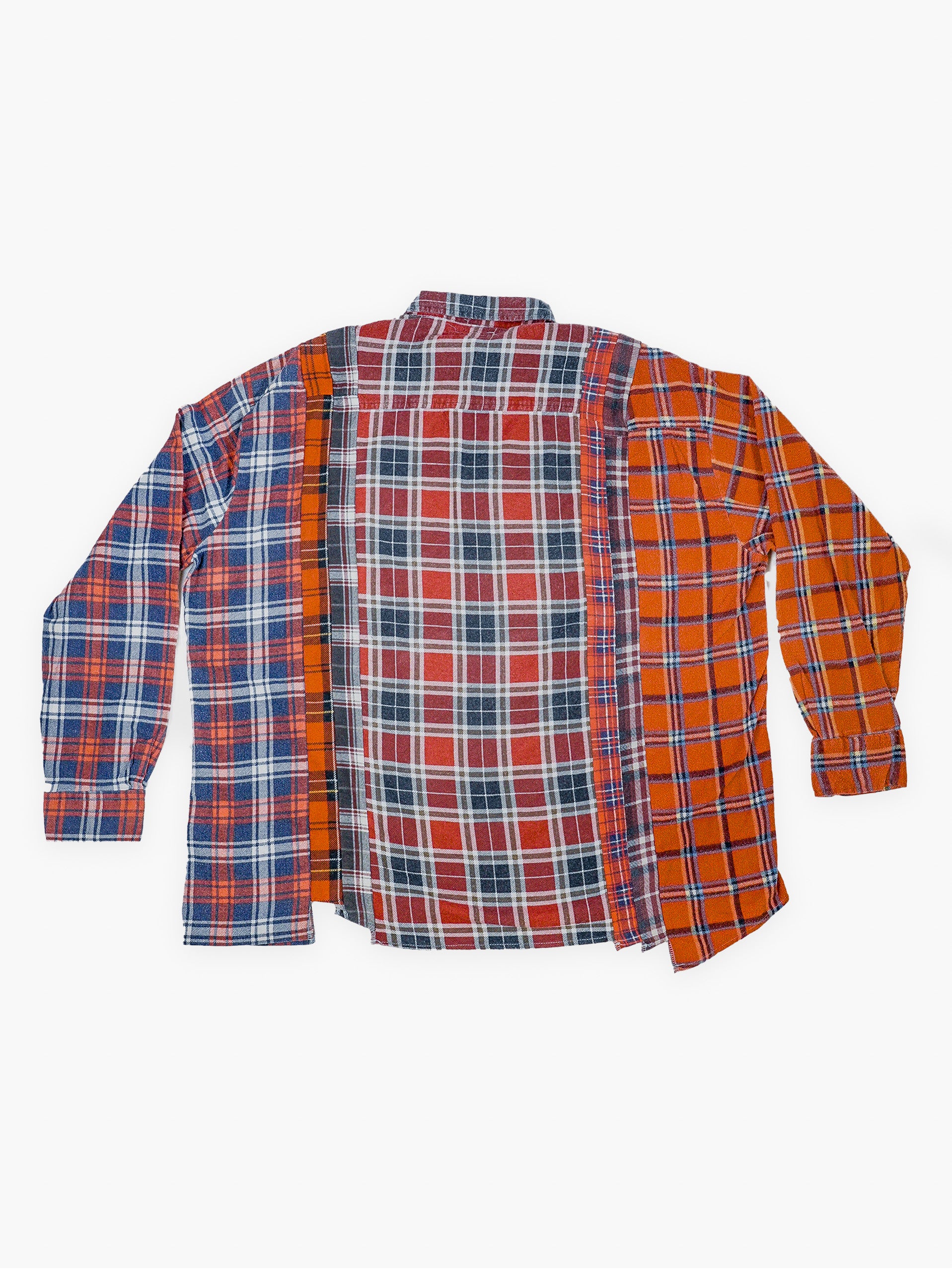 Rebuild by Needles 7 Cuts Wide Shirt - Orange / Red - back