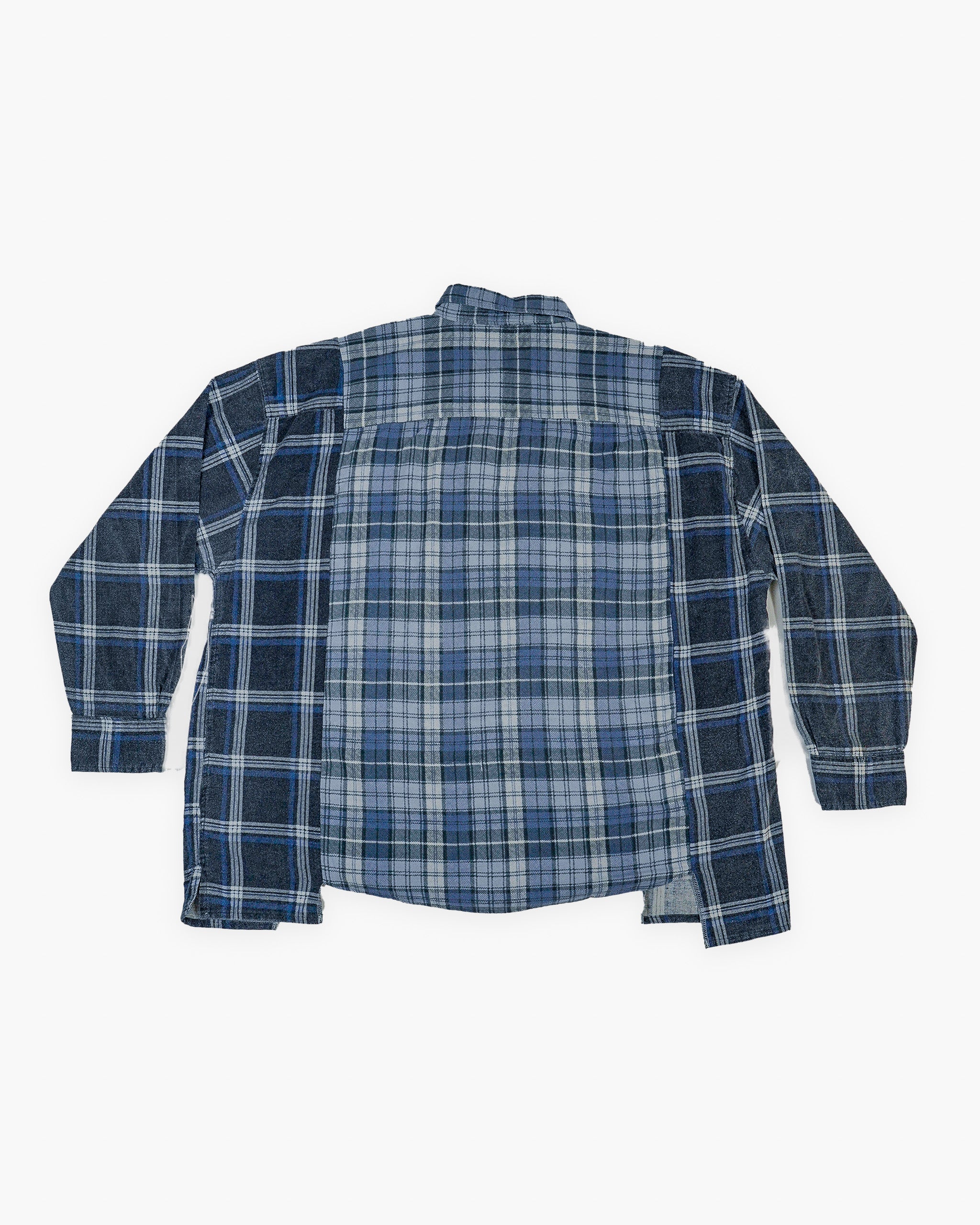Rebuild by Needles Ribbon Wide Shirt - Navy / Blue - back