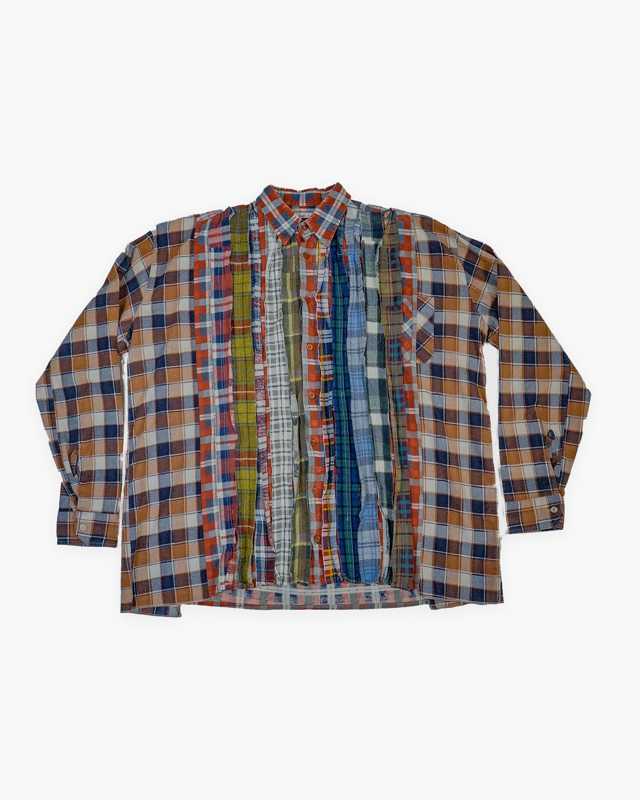 Rebuild by Needles Ribbon Wide Shirt - Brown / Orange