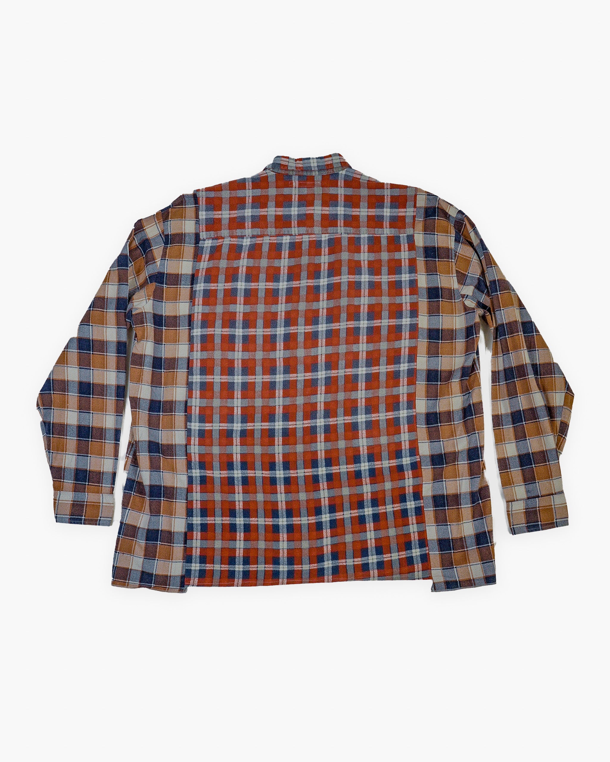 Rebuild by Needles Ribbon Wide Shirt - Brown / Orange - back