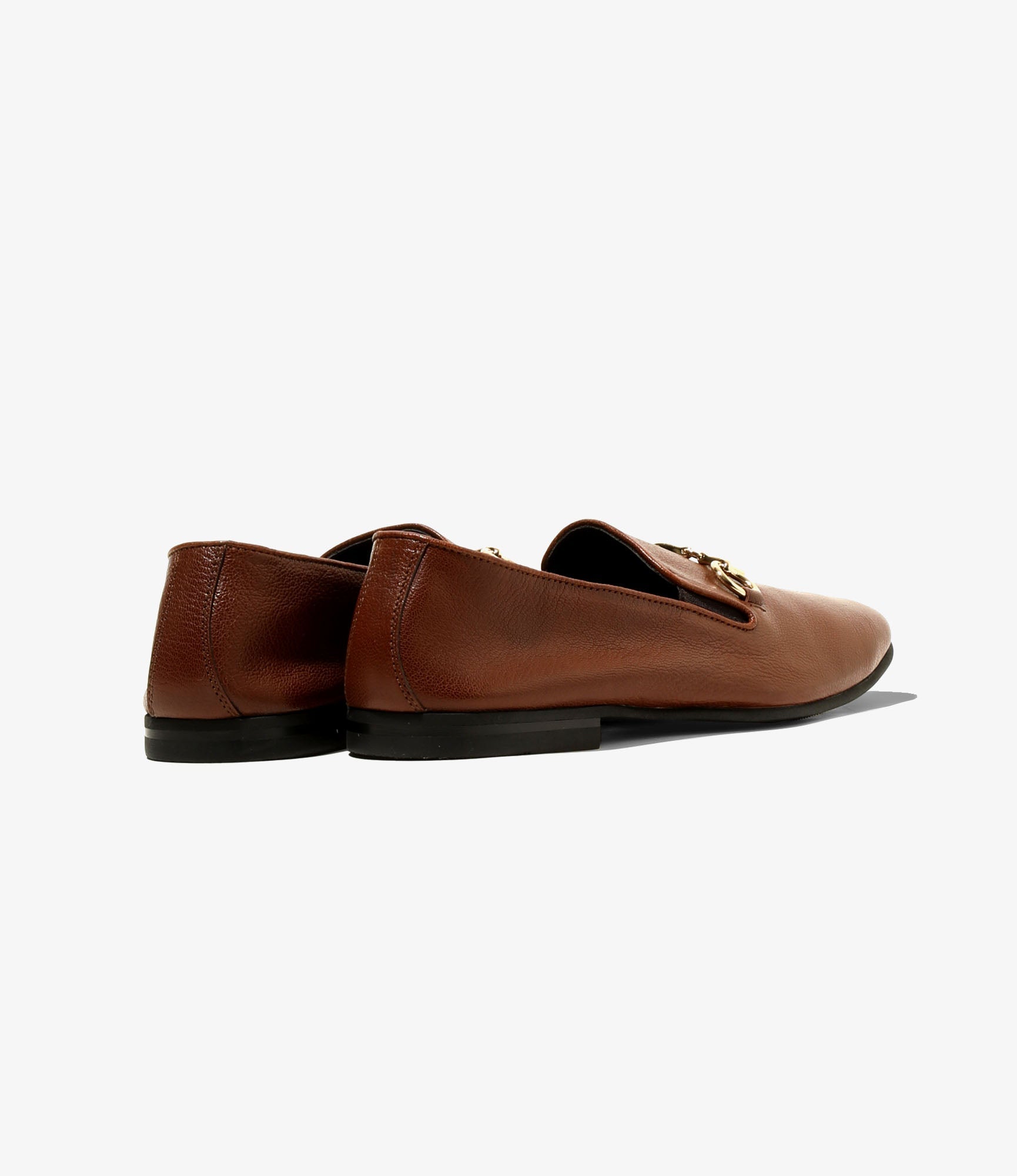 Tassel Bit Unlined Slip-on - Brown