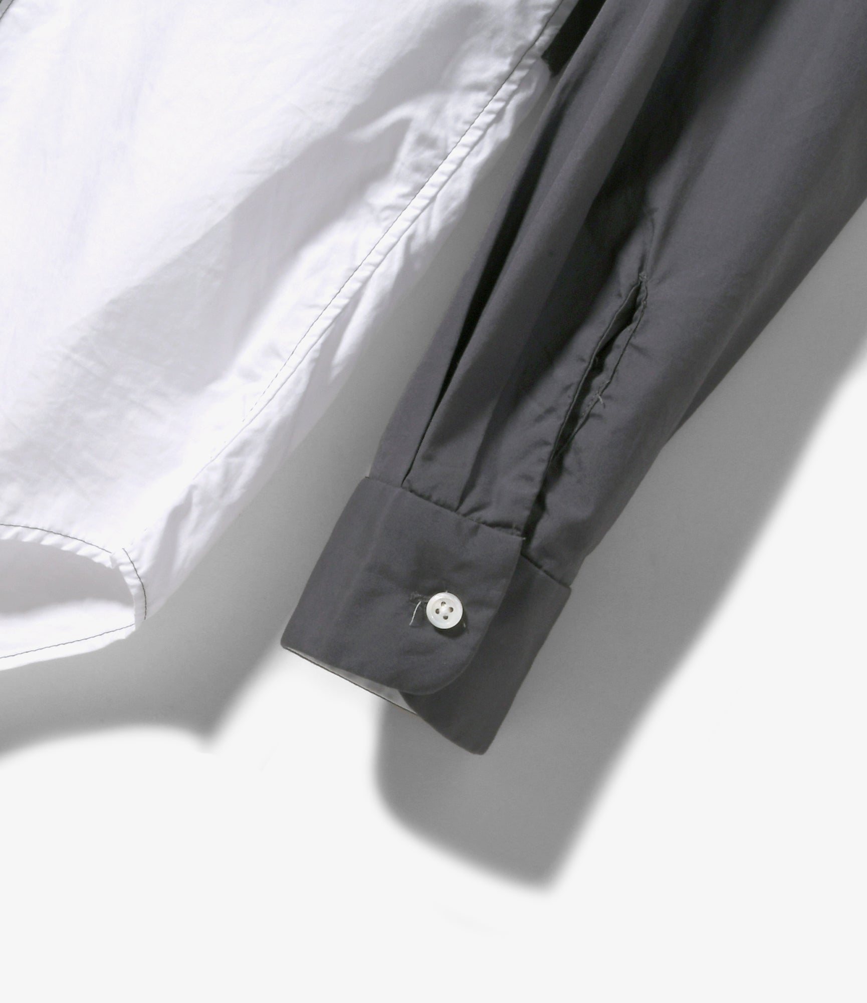 Combo Short Collar Shirt - White 100's 2Ply Broadcloth