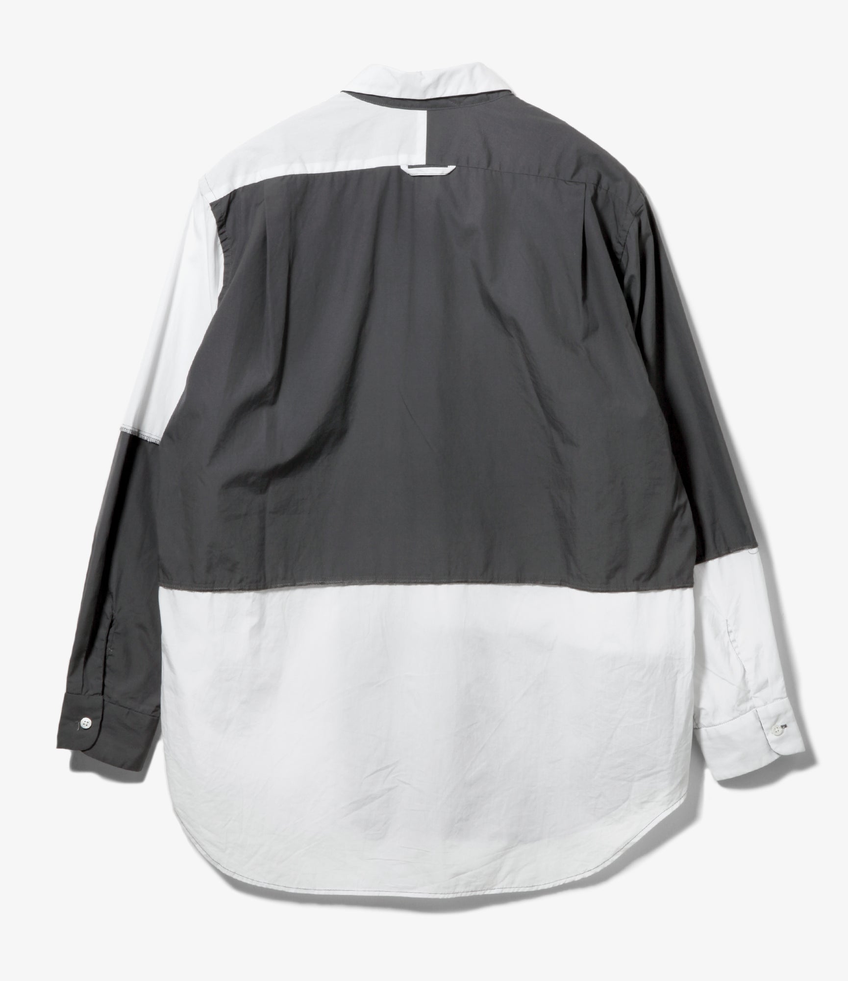 Combo Short Collar Shirt - White 100's 2Ply Broadcloth