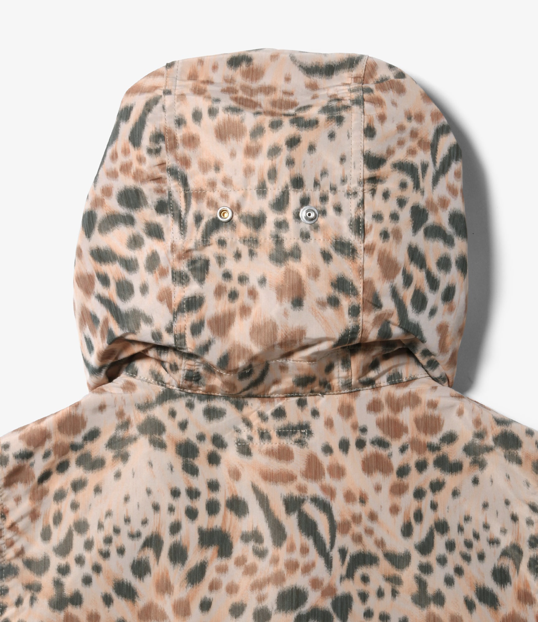 Field Vest - Brown Polyester Leopard Print