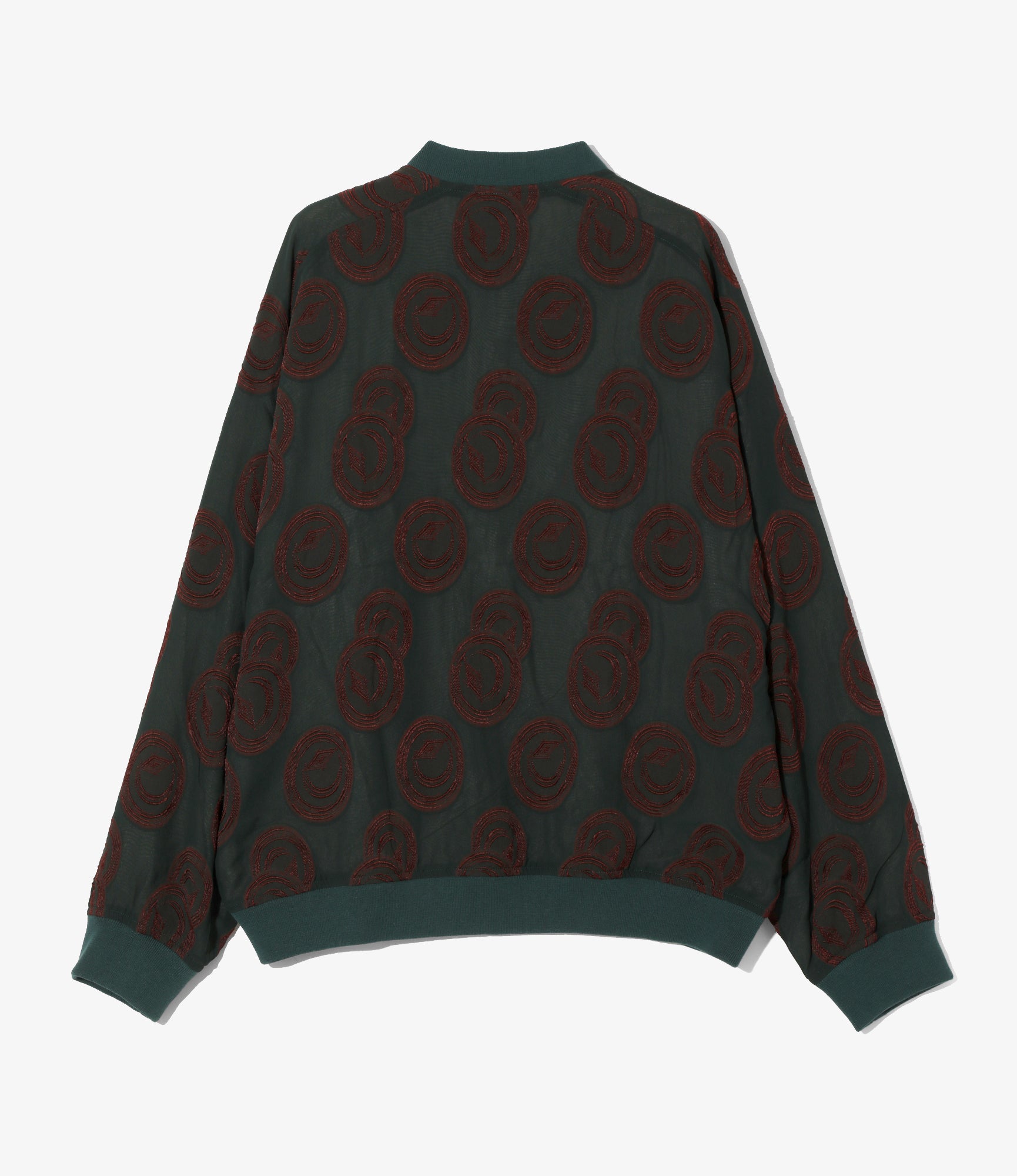 BB Jacket - Green / Bordeaux- R/PE Ring Cut Jq