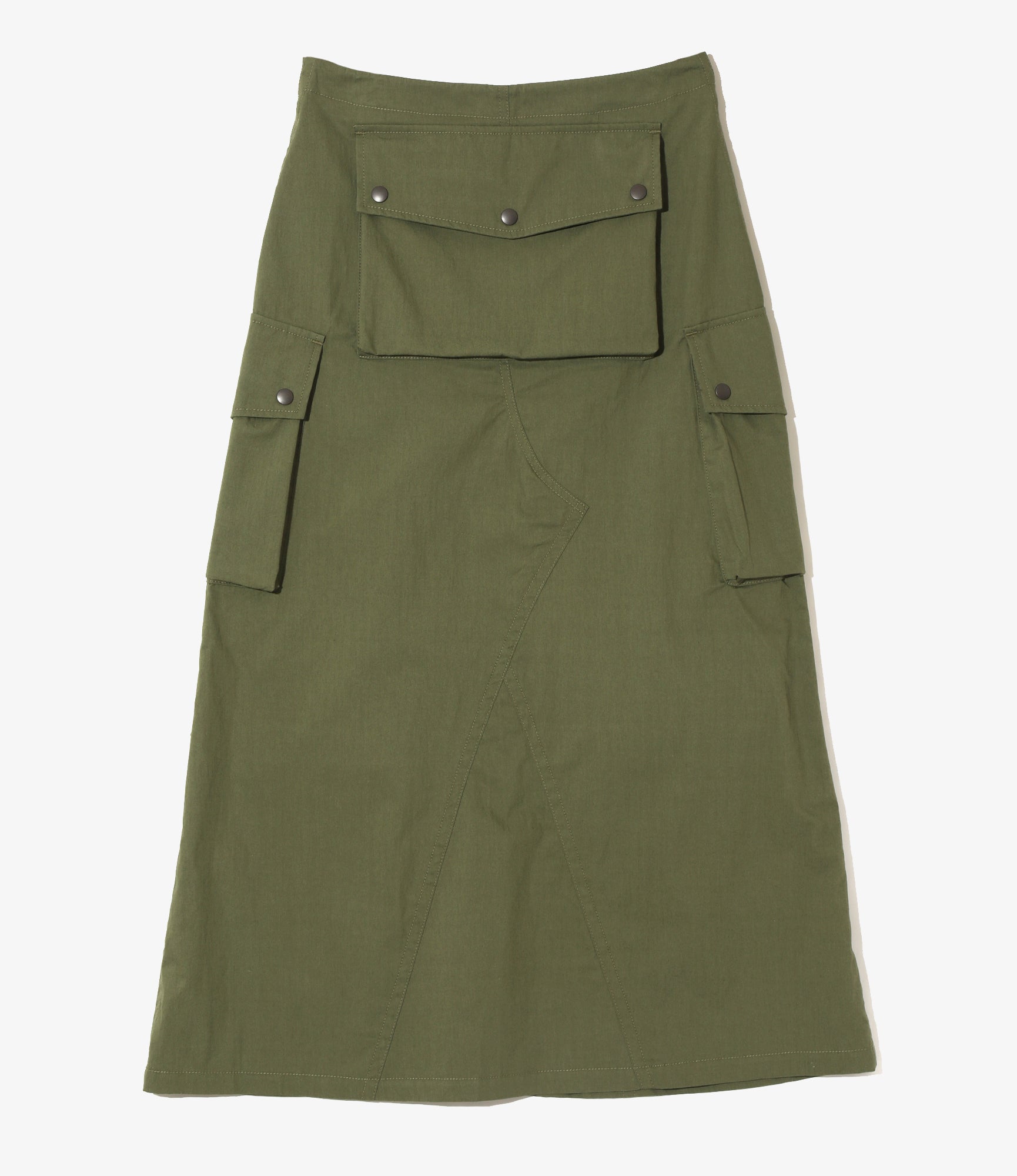 Women's Field Skirt - Olive - C/N Oxford