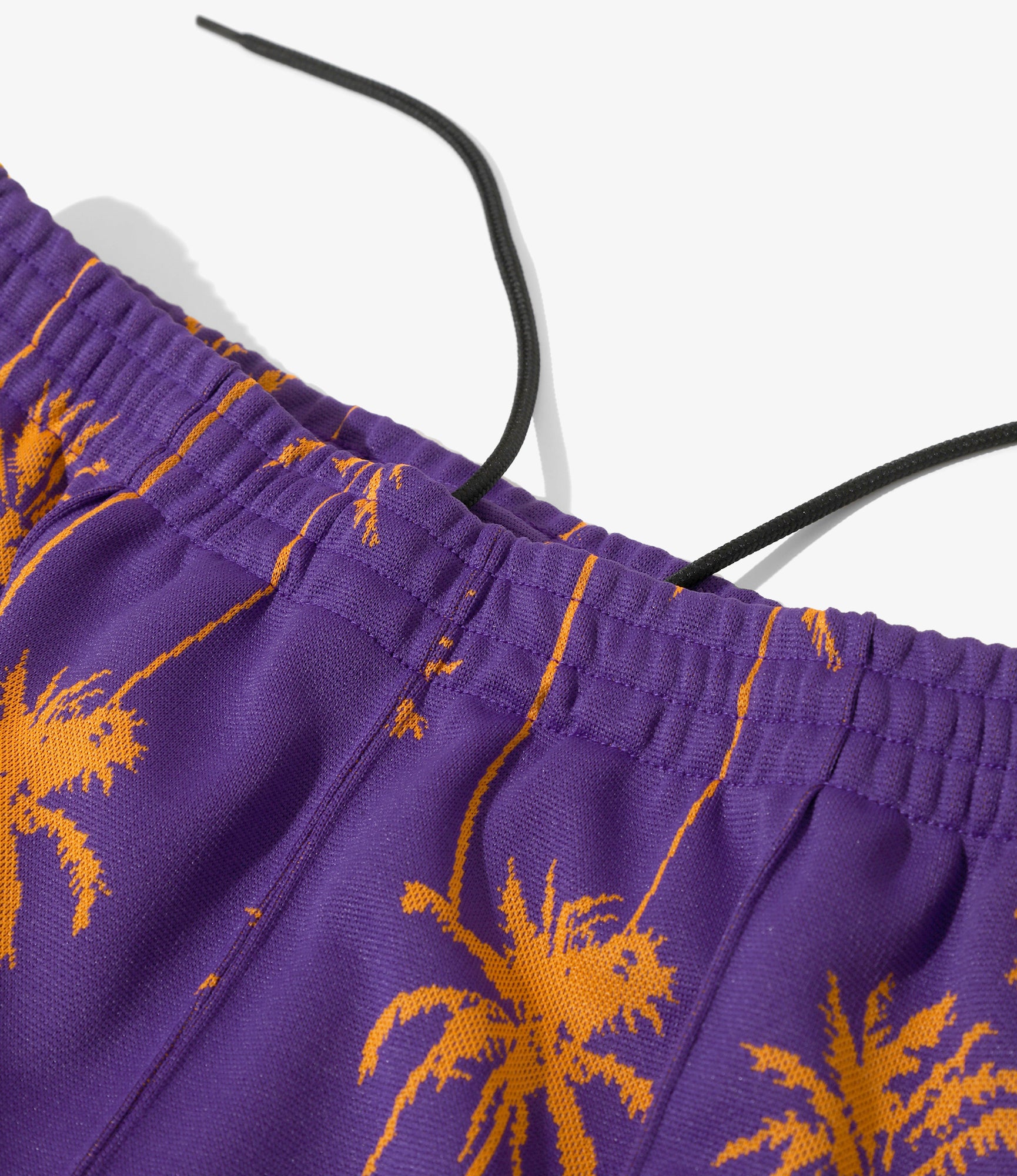 Track Pant - Purple/Orange - Poly Jq. Palm Tree Stripe