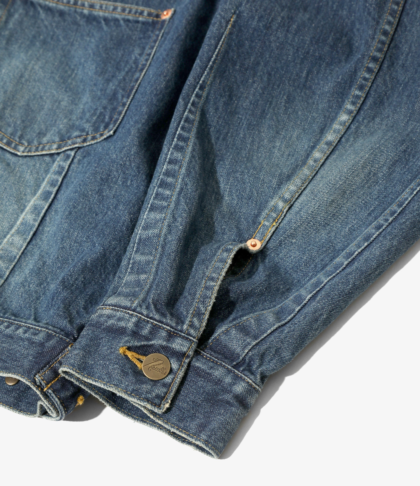 Darts Bottom Jean Jacket - 12oz Denim - Indigo