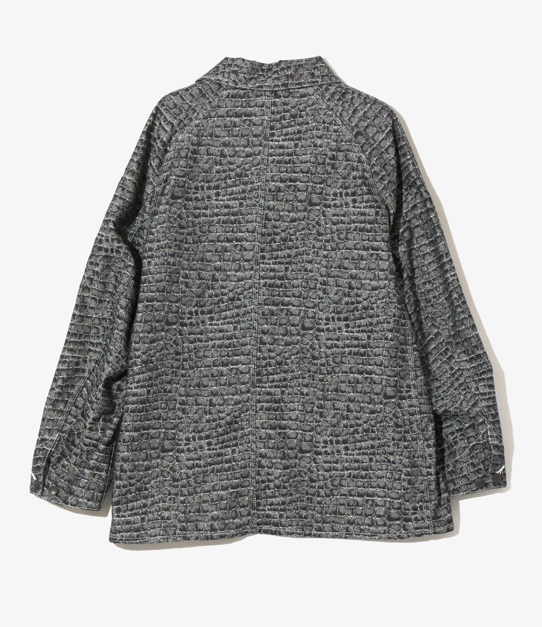 Coverall - Indigo - 10oz Denim / Crocodile Jacquard