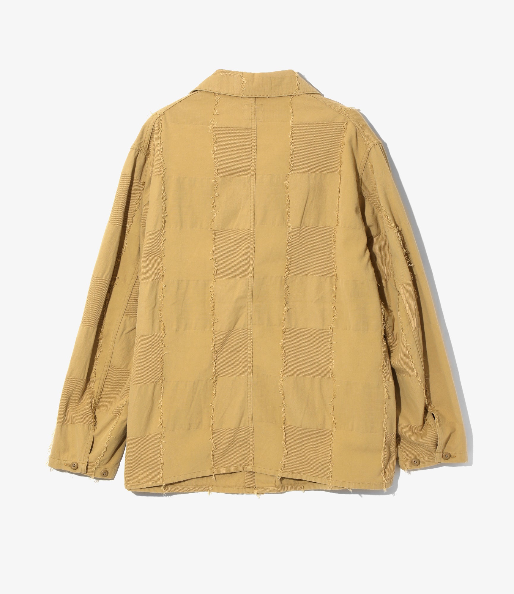 D.N. Coverall - Khaki - Ripstop Cut Jacquard