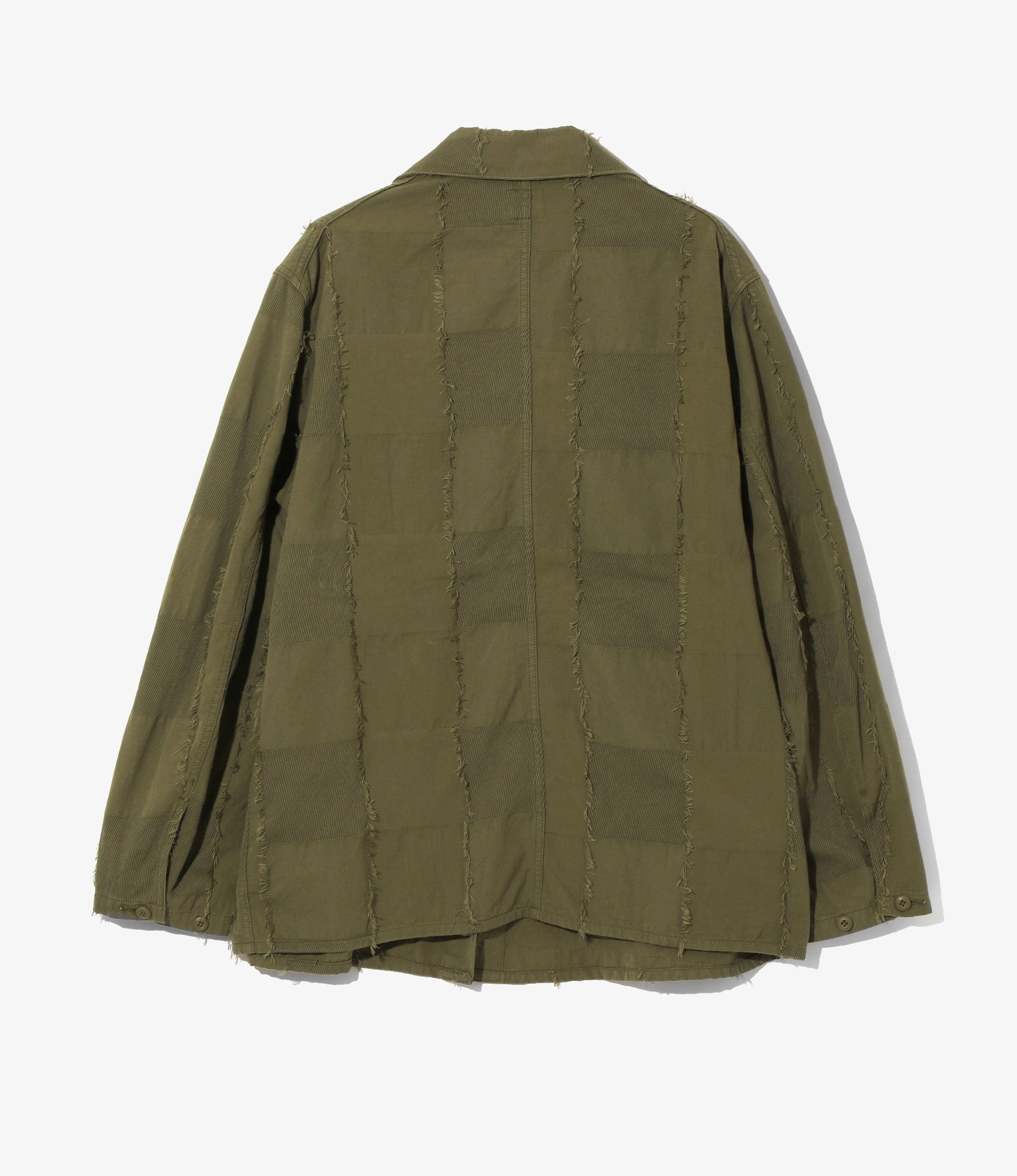 D.N. Coverall - Olive - Ripstop Cut Jacquard