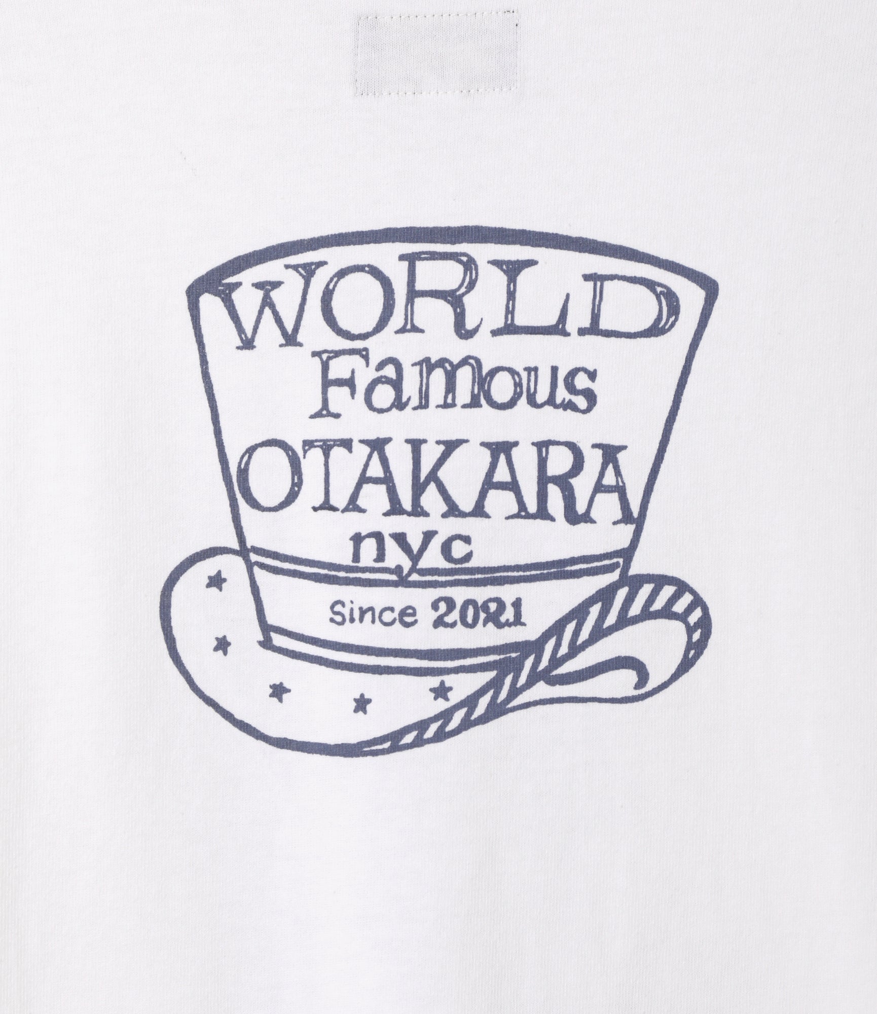 Printed Tee - White - World Famous