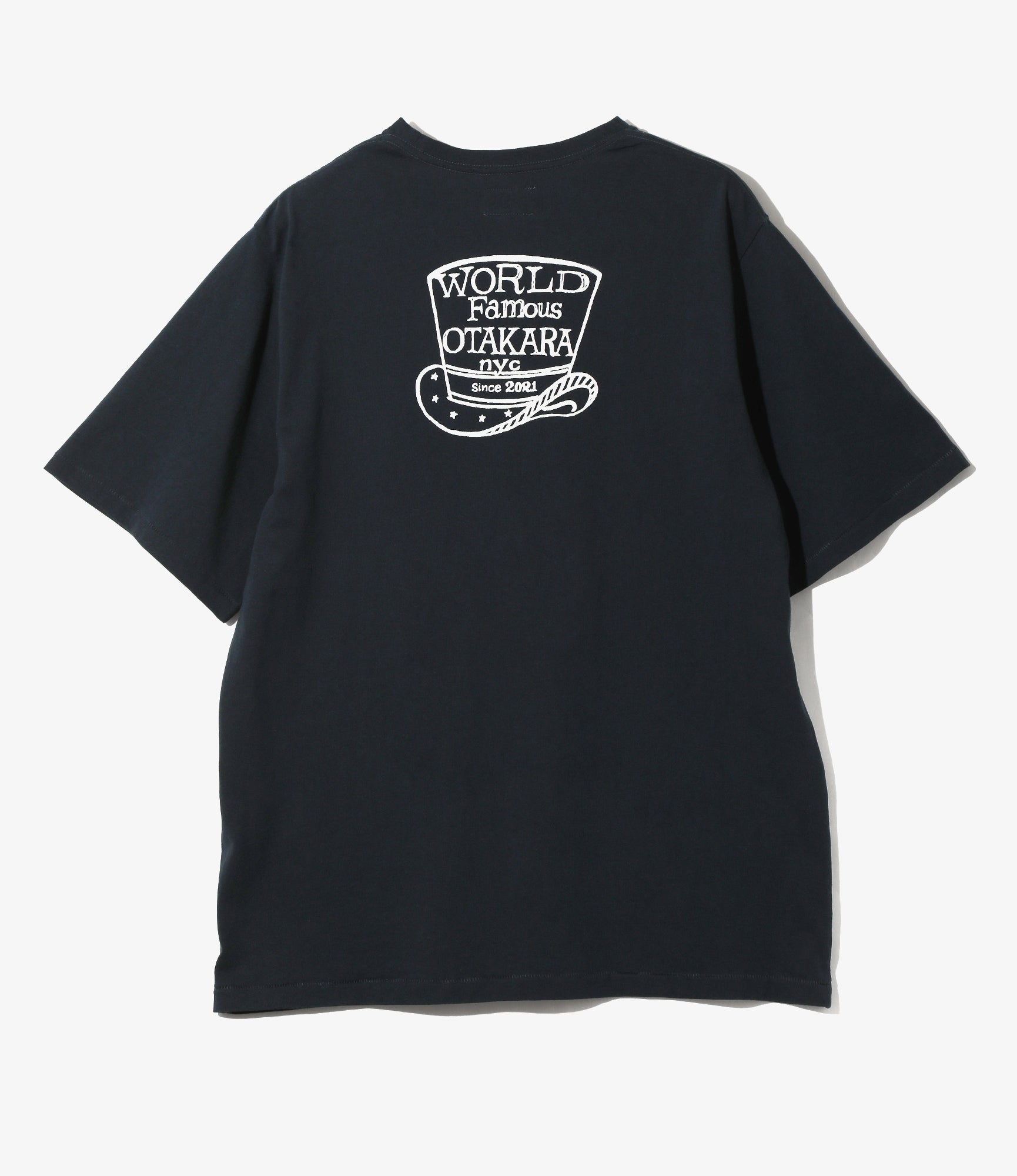 Printed Tee - Navy - World Famous