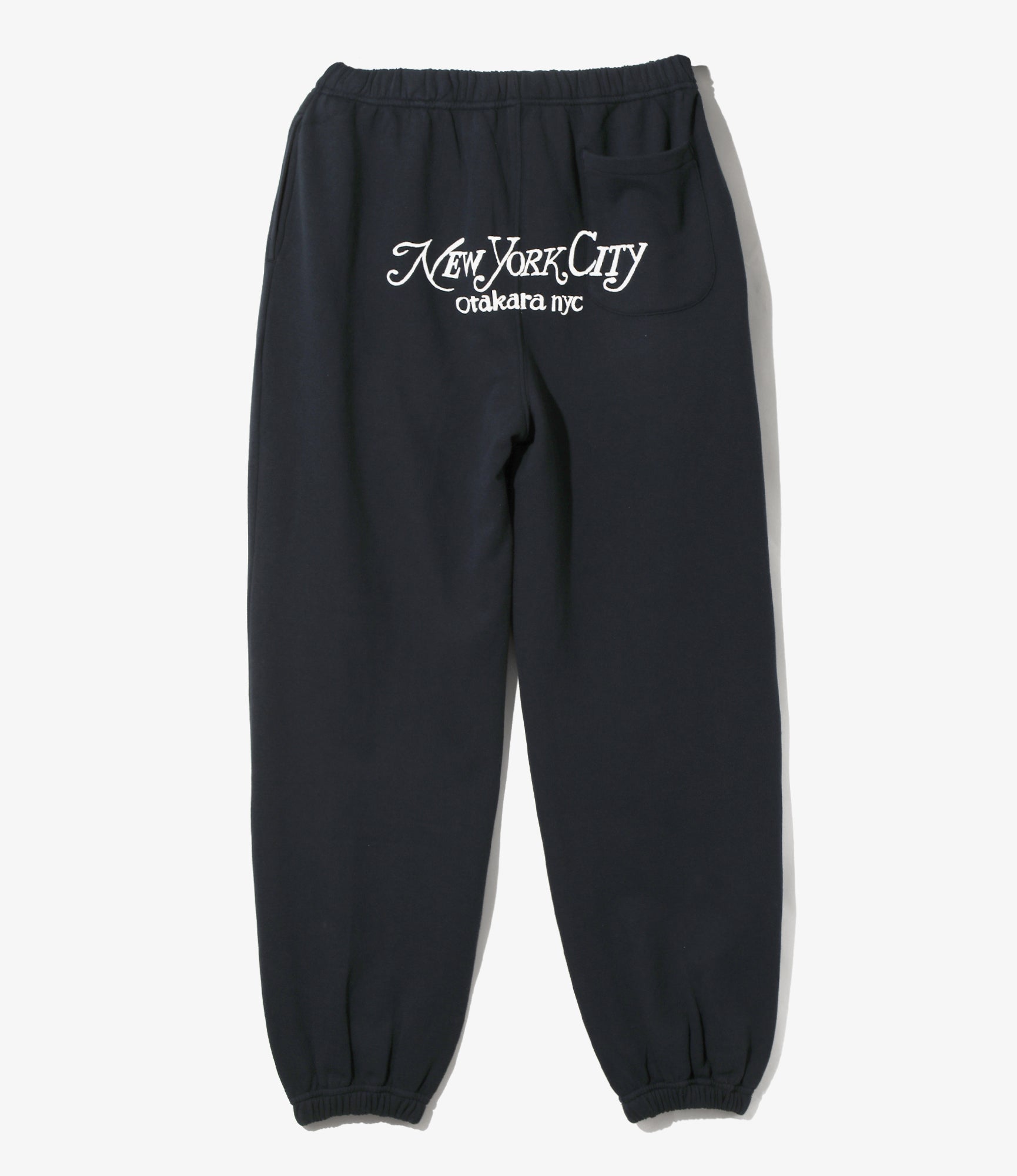 Printed Sweat Pant - Navy - NYC
