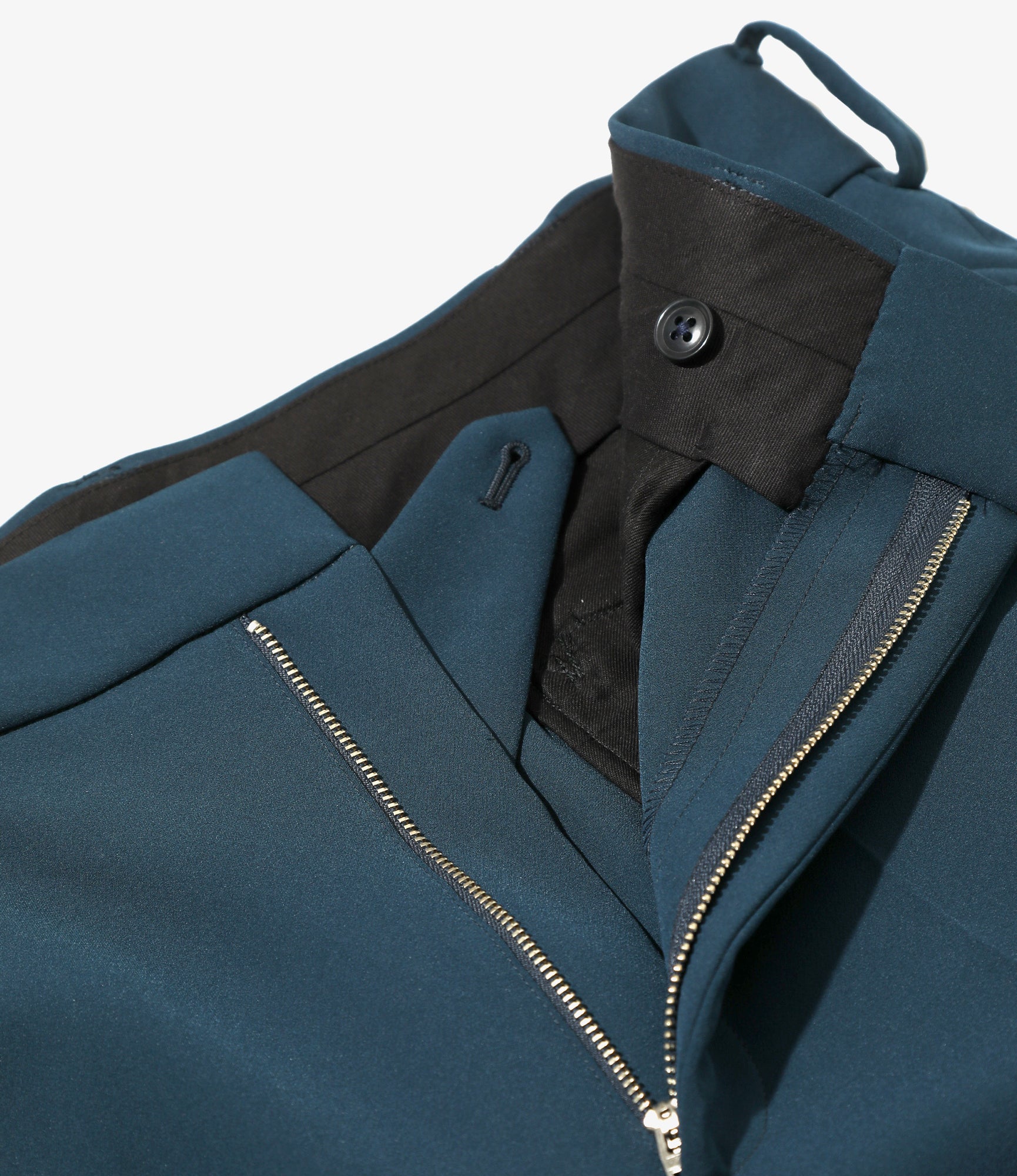 Boot-Cut Trouser - Navy - Poly Light Double Cloth