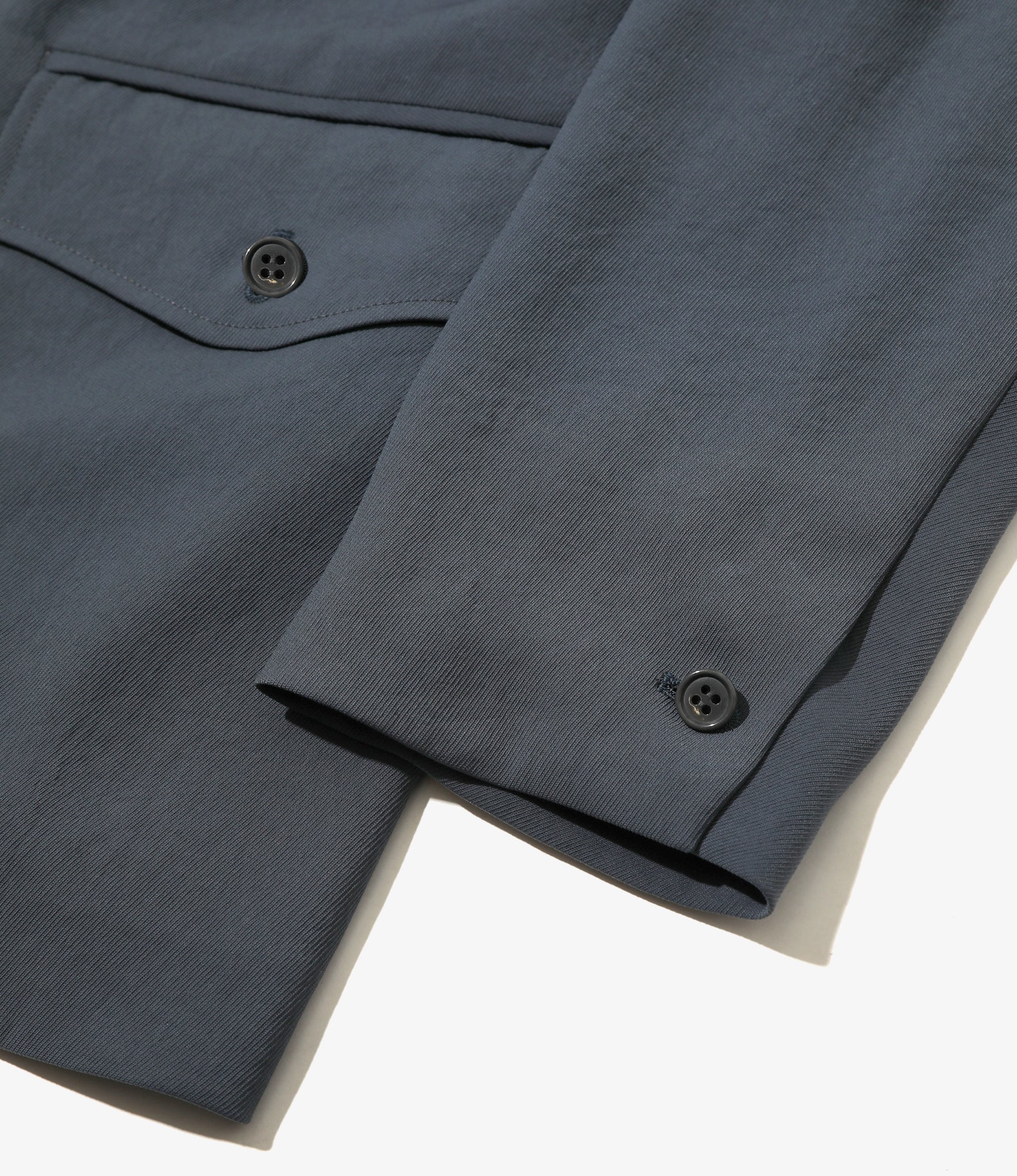 Rancher Coat - Slate Blue - Poly Twill