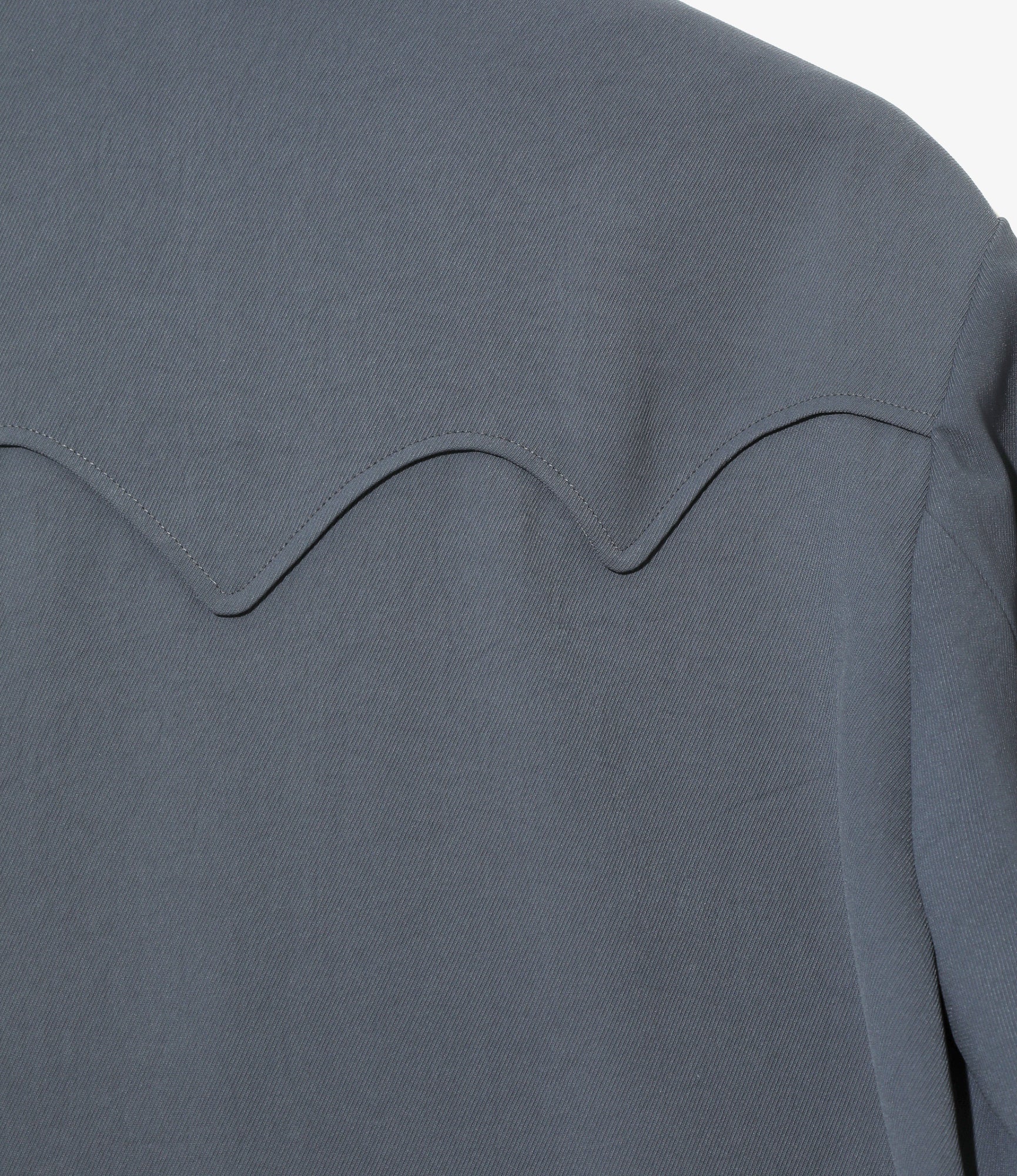 Rancher Coat - Slate Blue - Poly Twill